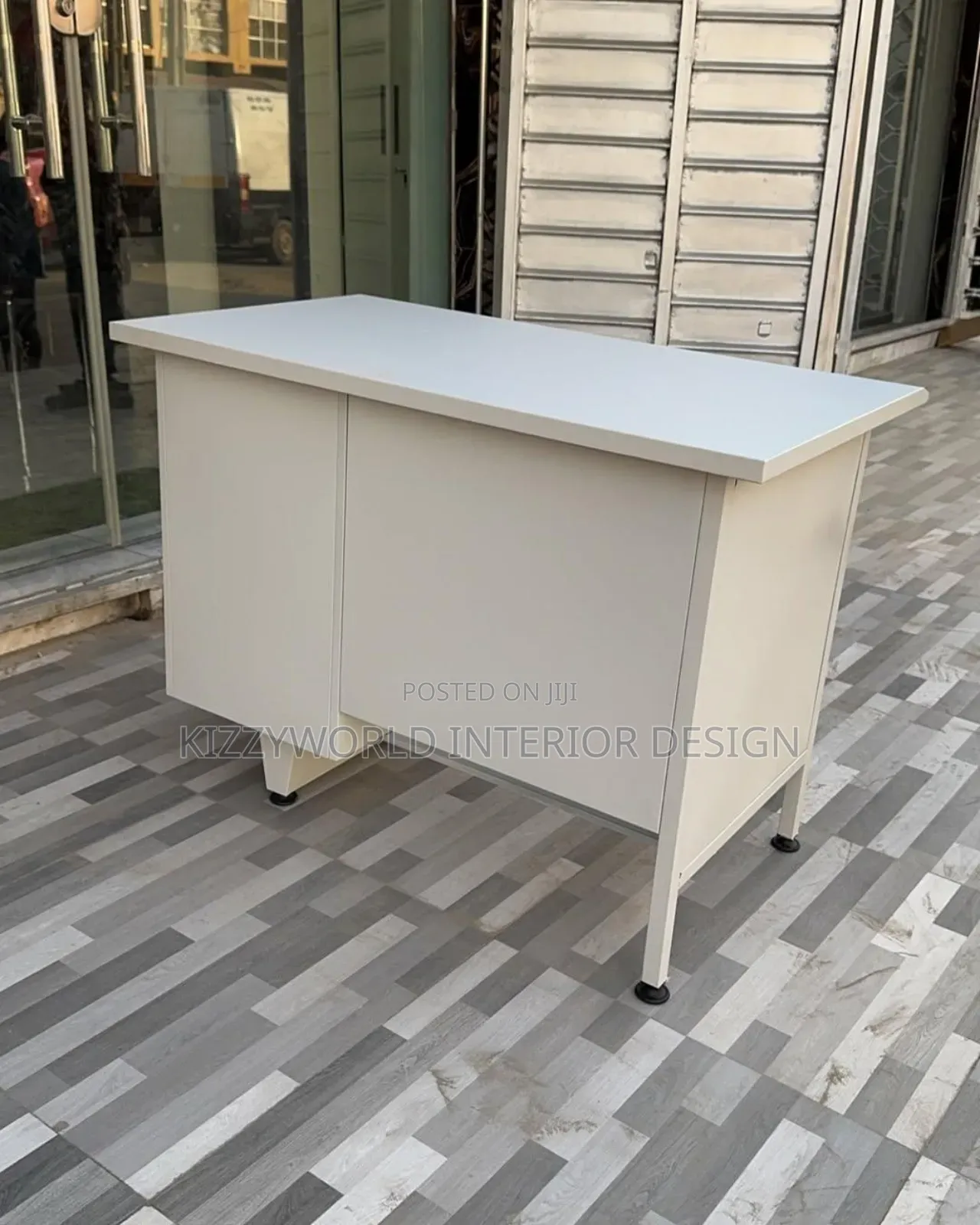 All Metal Office Table.