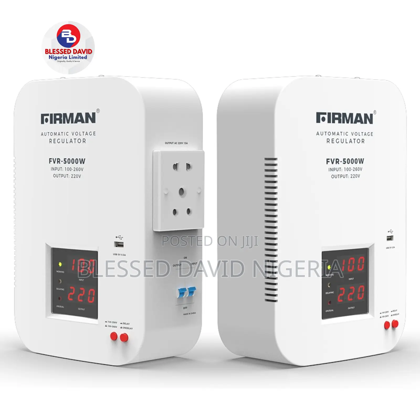 Firman Avr Fvr-5000w Wall Mounted Stabilizer