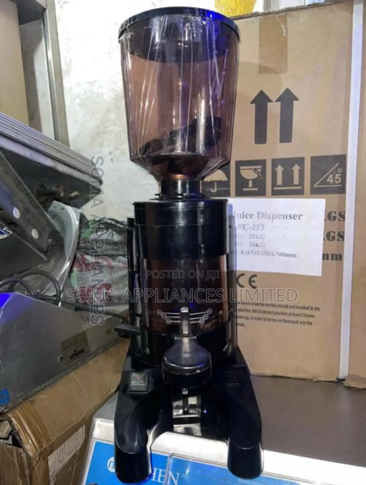 Cunill Mc9 Automatic Industrial Coffee Grinder and Tamper