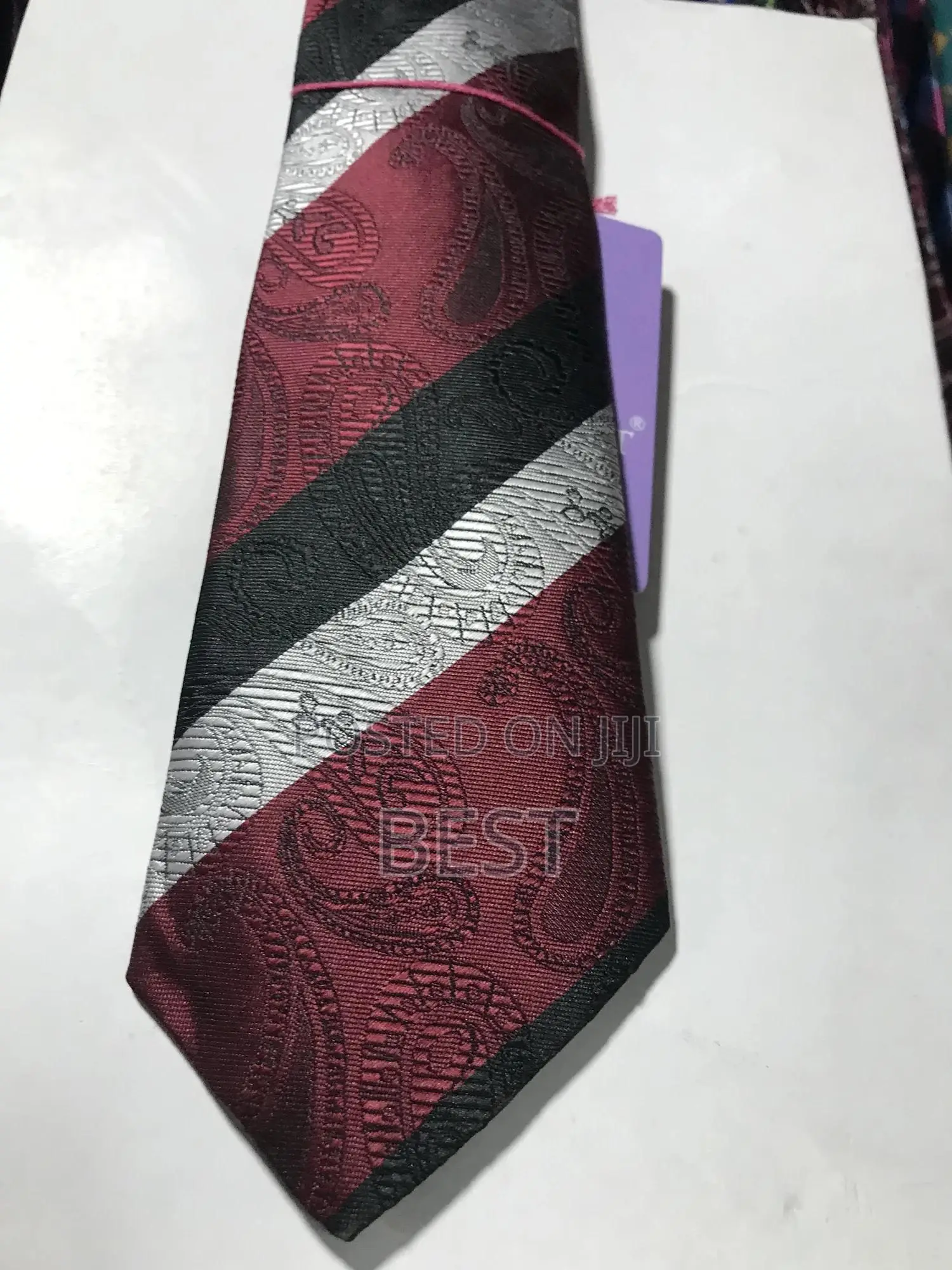 High Quality Long Neck Ties With Pocket Square
