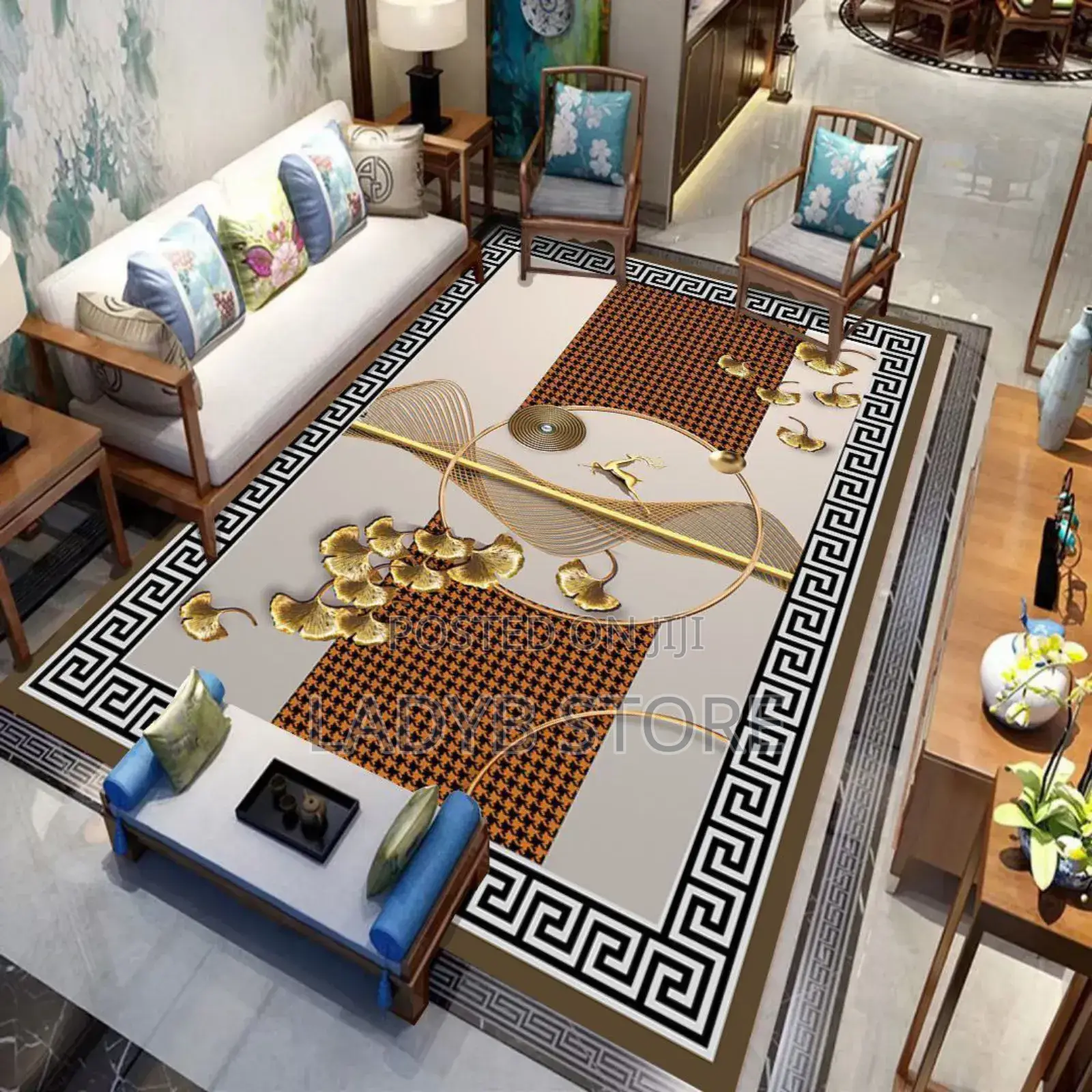3d Center Rug
