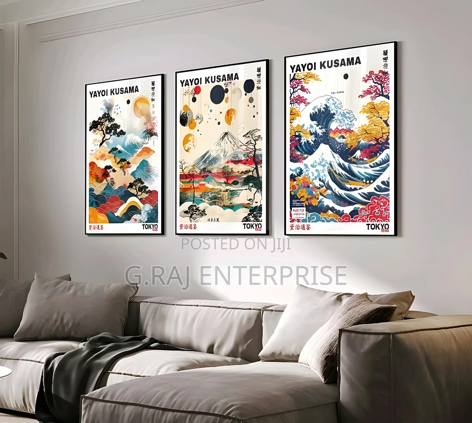 Customer Abstract Interior Decorators Mountain Art Nationwide Delivery