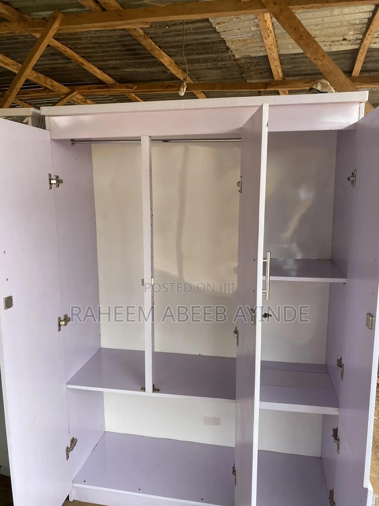 Three Doors Wardrobe Available For Sales