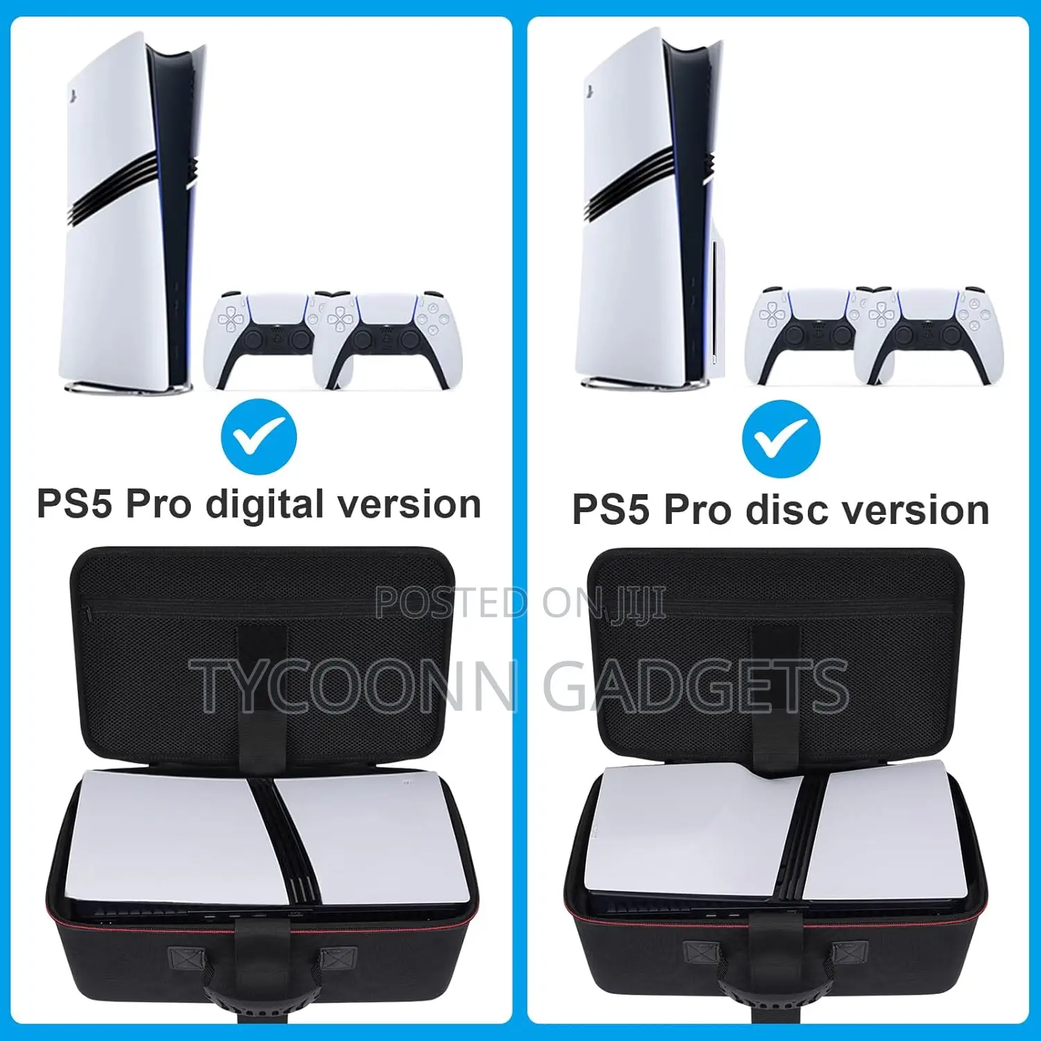 Travel Bag for Ps5 Pro Disc or Digital Edition Console