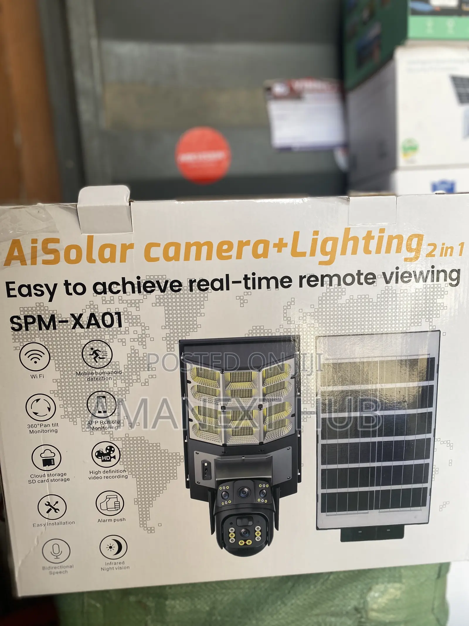 Ai Triple Solar Camera With Street Lights 2in1