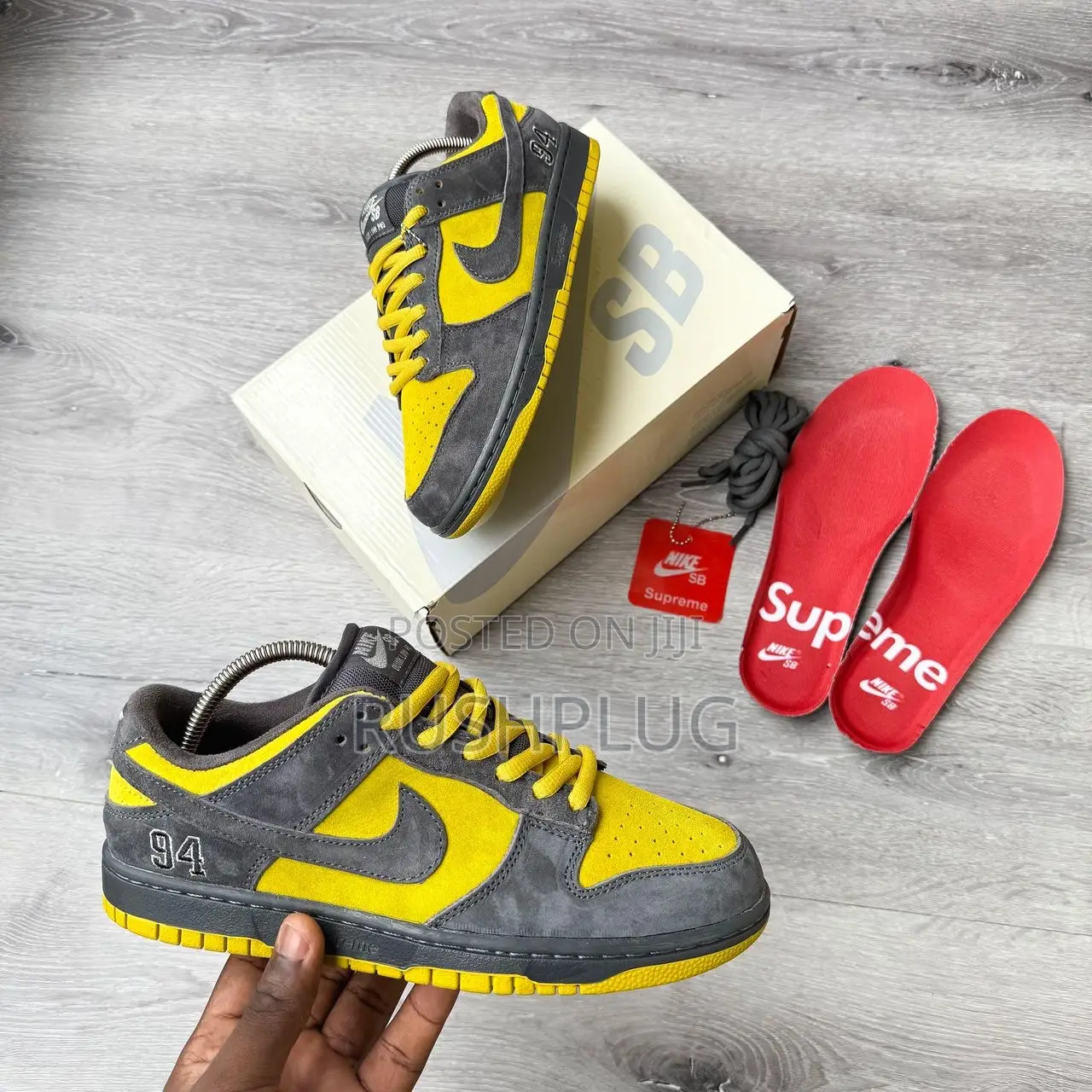 Supreme X Nike Sb Dunk Low Pro Ss25 Series Sneakers 👟