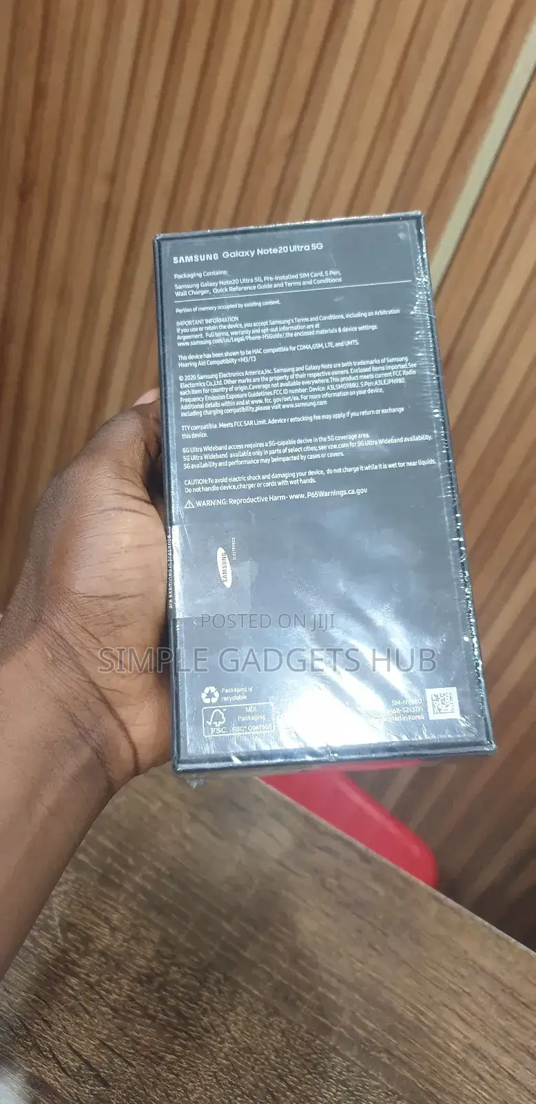 New Samsung Galaxy Note 20 Ultra 5G 256 GB