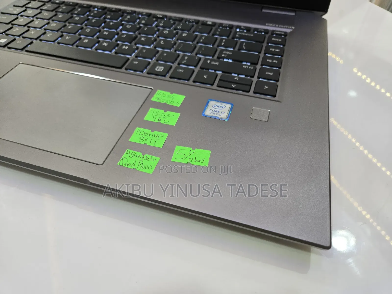 Laptop HP ZBook Studio G5 32GB Intel Core I7 SSD 512GB