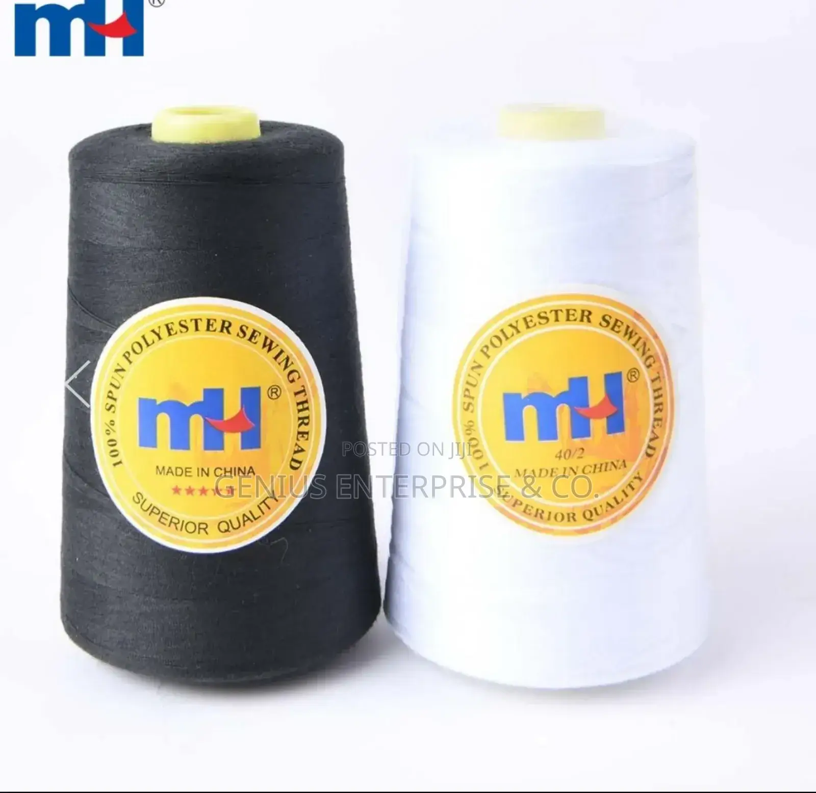 Sewing Thread For Clothes (Black White Colour)