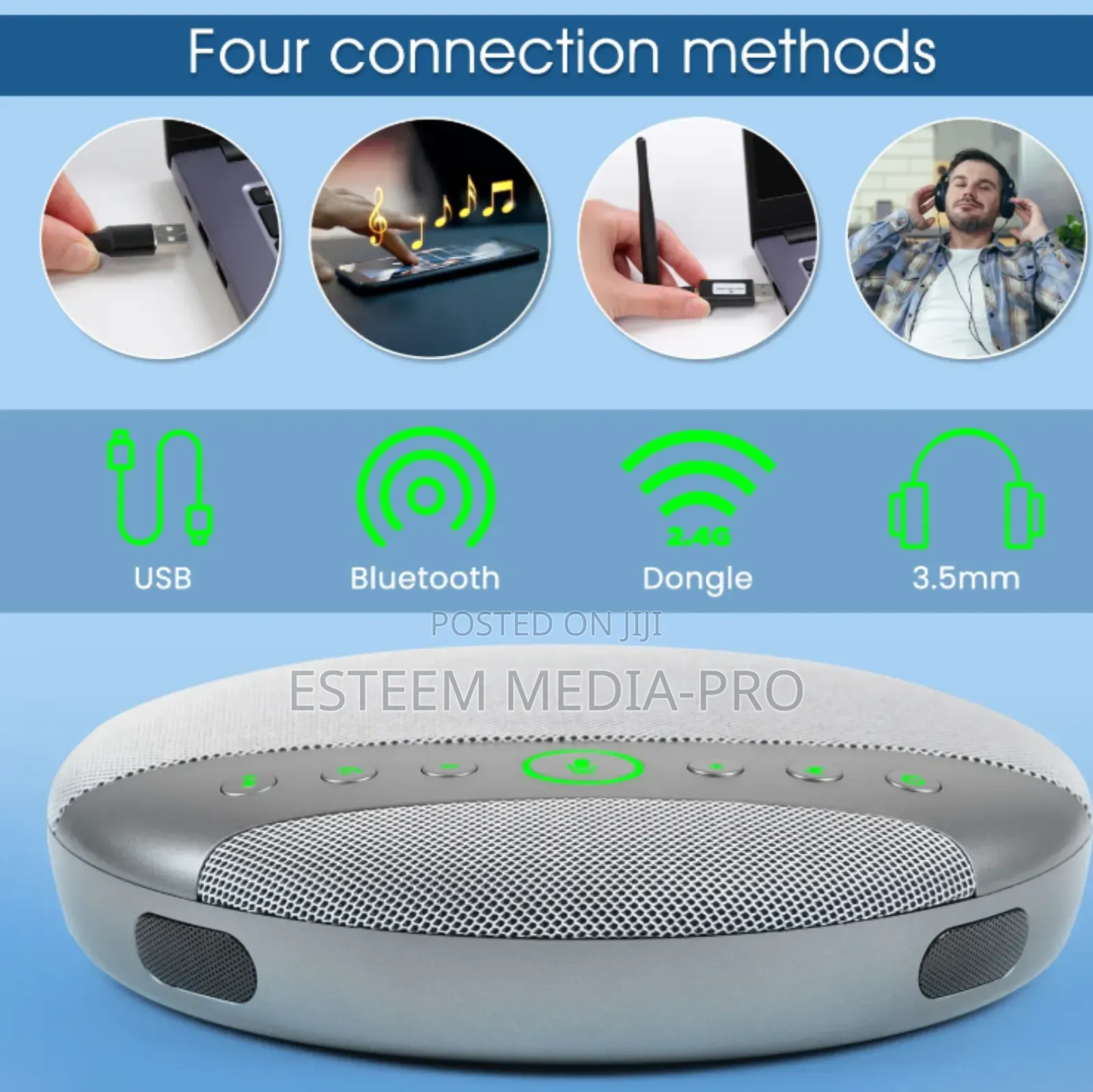 Fomako Vc500 Bluetooth,Wireless, Usb Conference Speakerphone