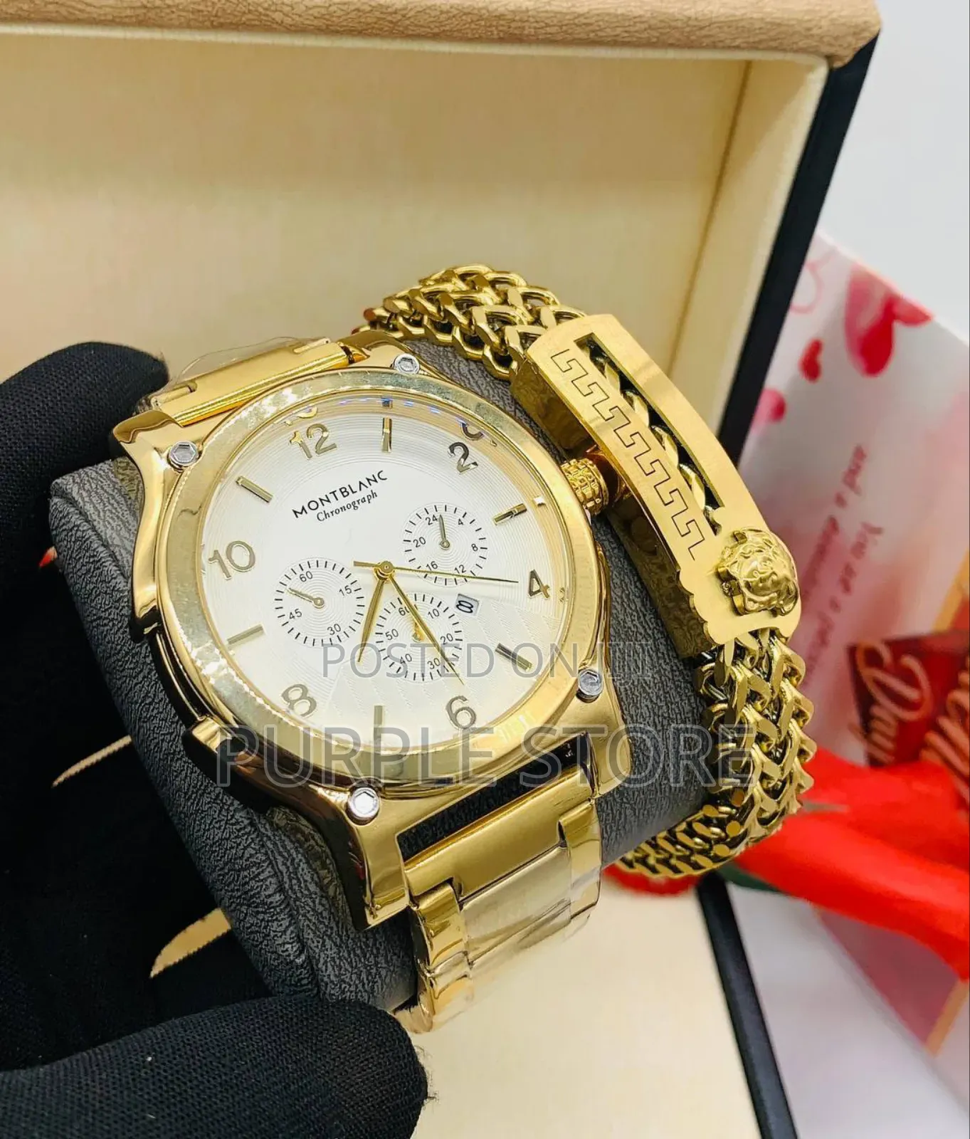 Montblanc Men's Gold. Set.