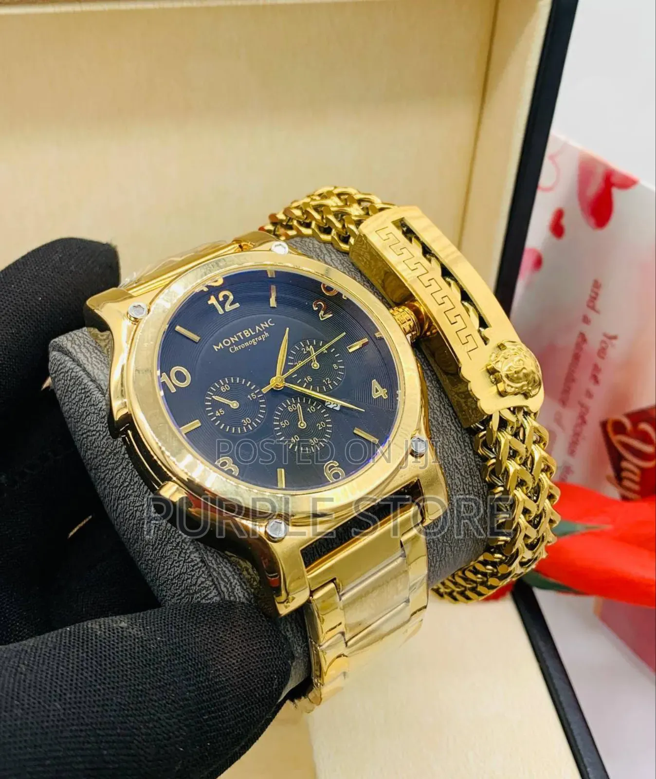 Montblanc Men's Gold. Set.