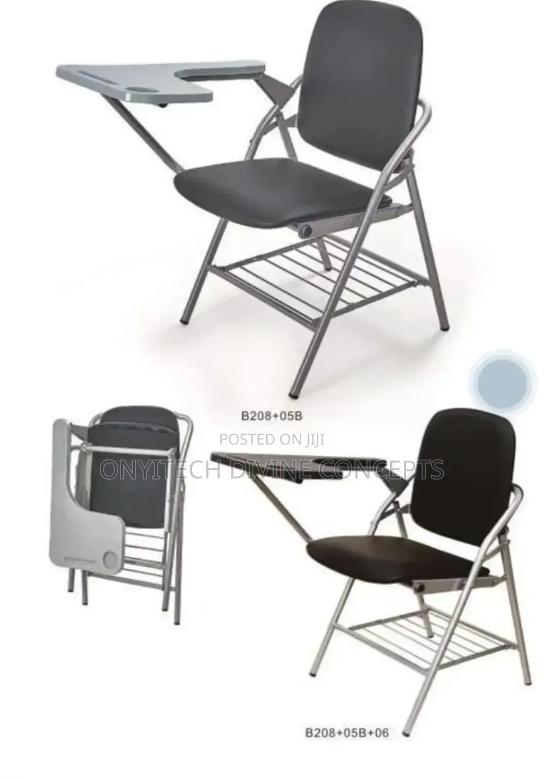Portable Folding Chair With Writing