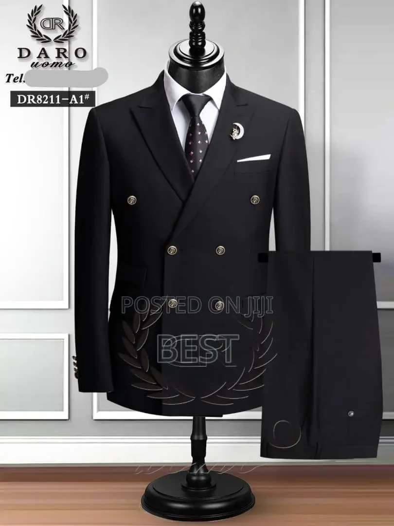 High Quality Turkish Double Breasted Suit For Men Of Class