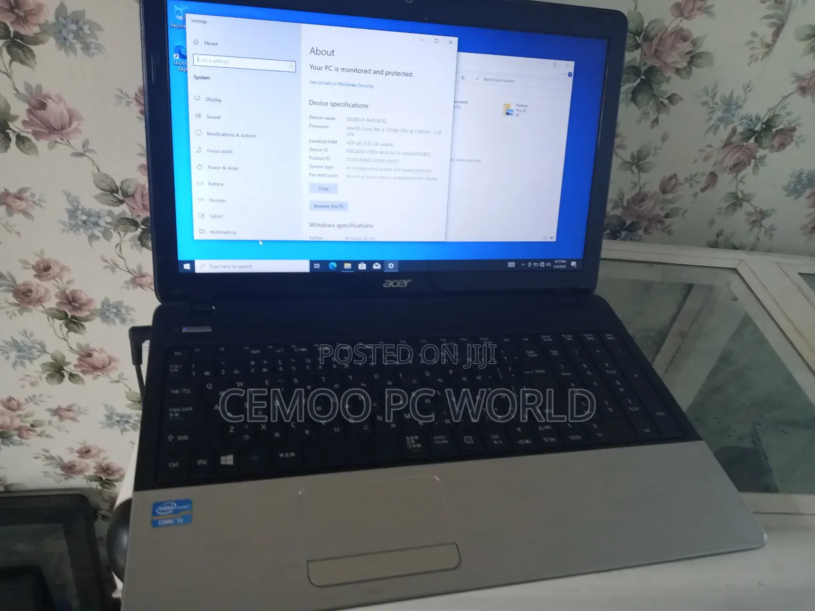Laptop Acer Aspire 1551 4GB Intel Core I5 HDD 500GB