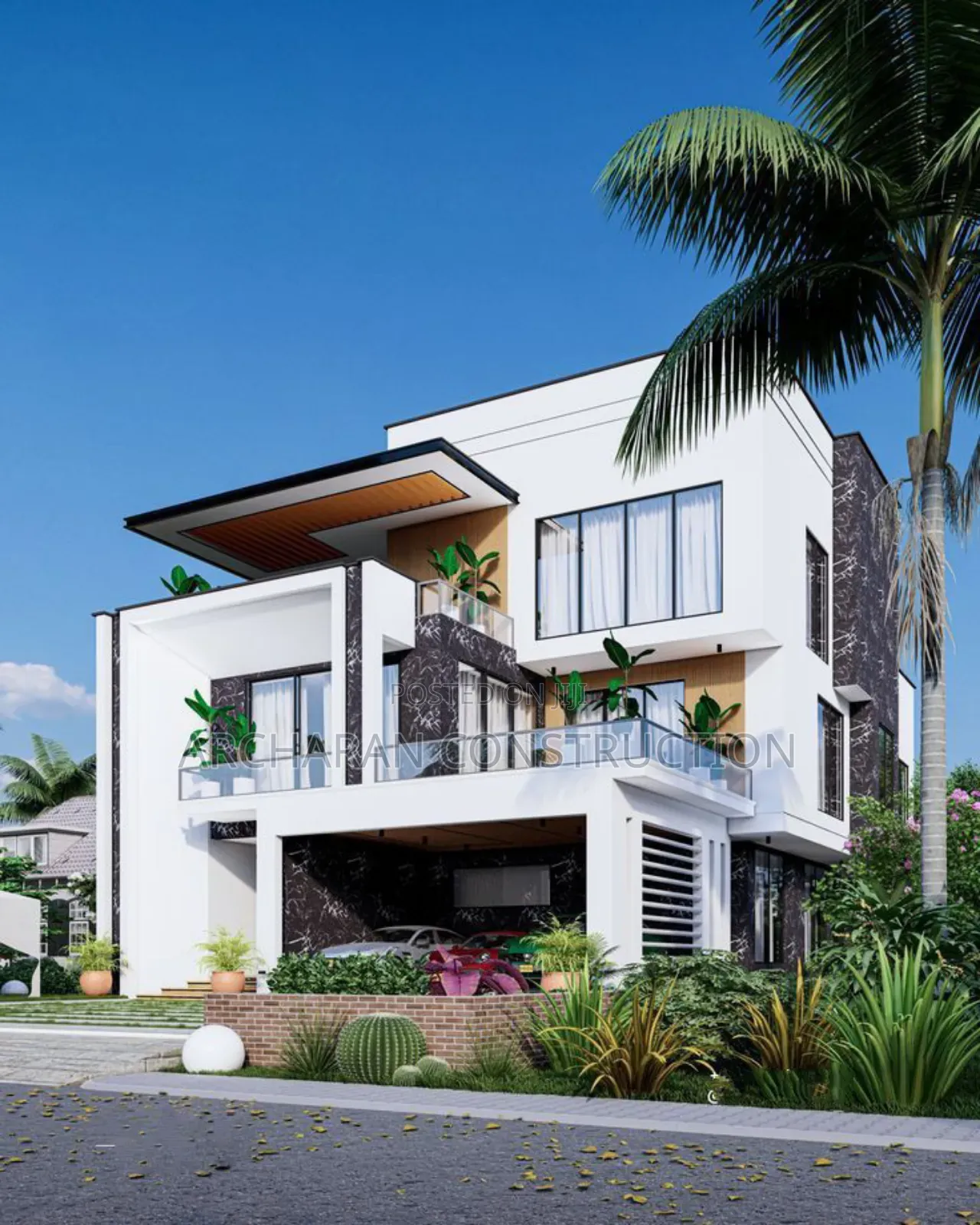 Two Bedroom, 3 Bedroom Duplex, Semi Detached Duplex Design