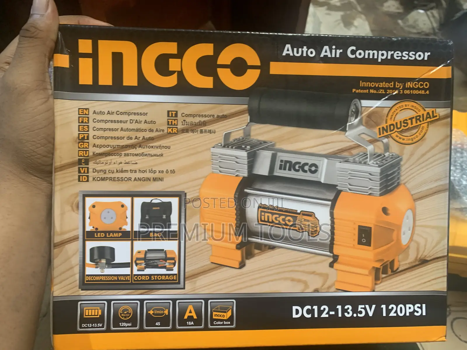 Ingco Auto Air Compressor