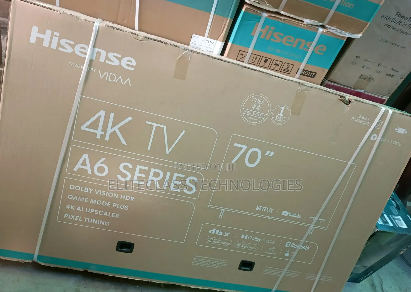 Hisense 70 Inches Uhd Smart Tv- 70 A6k