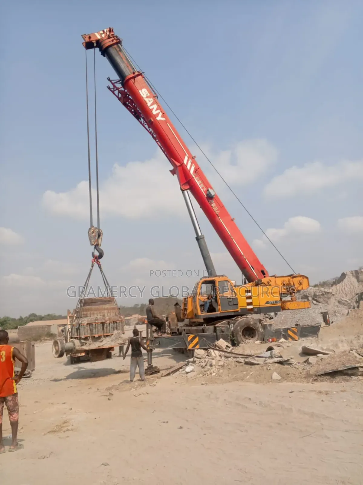 Company Used Sany 130 Tons Motor Crane Available for Sale
