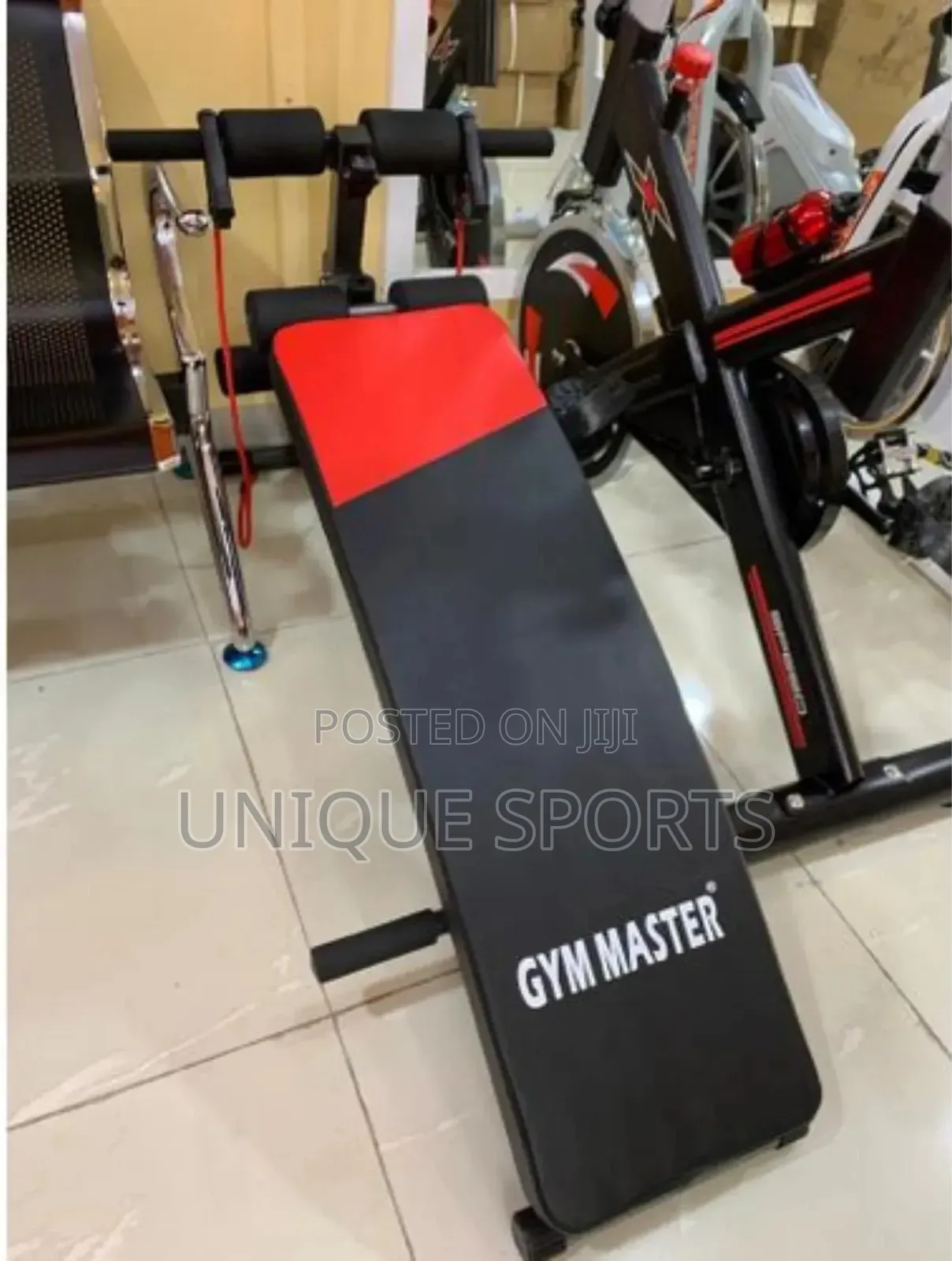 Sit-Up Bench With Rope