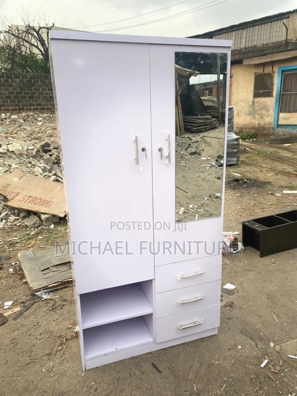 C Lean,Stand and Top Quality 3 by 6 Wardrobe