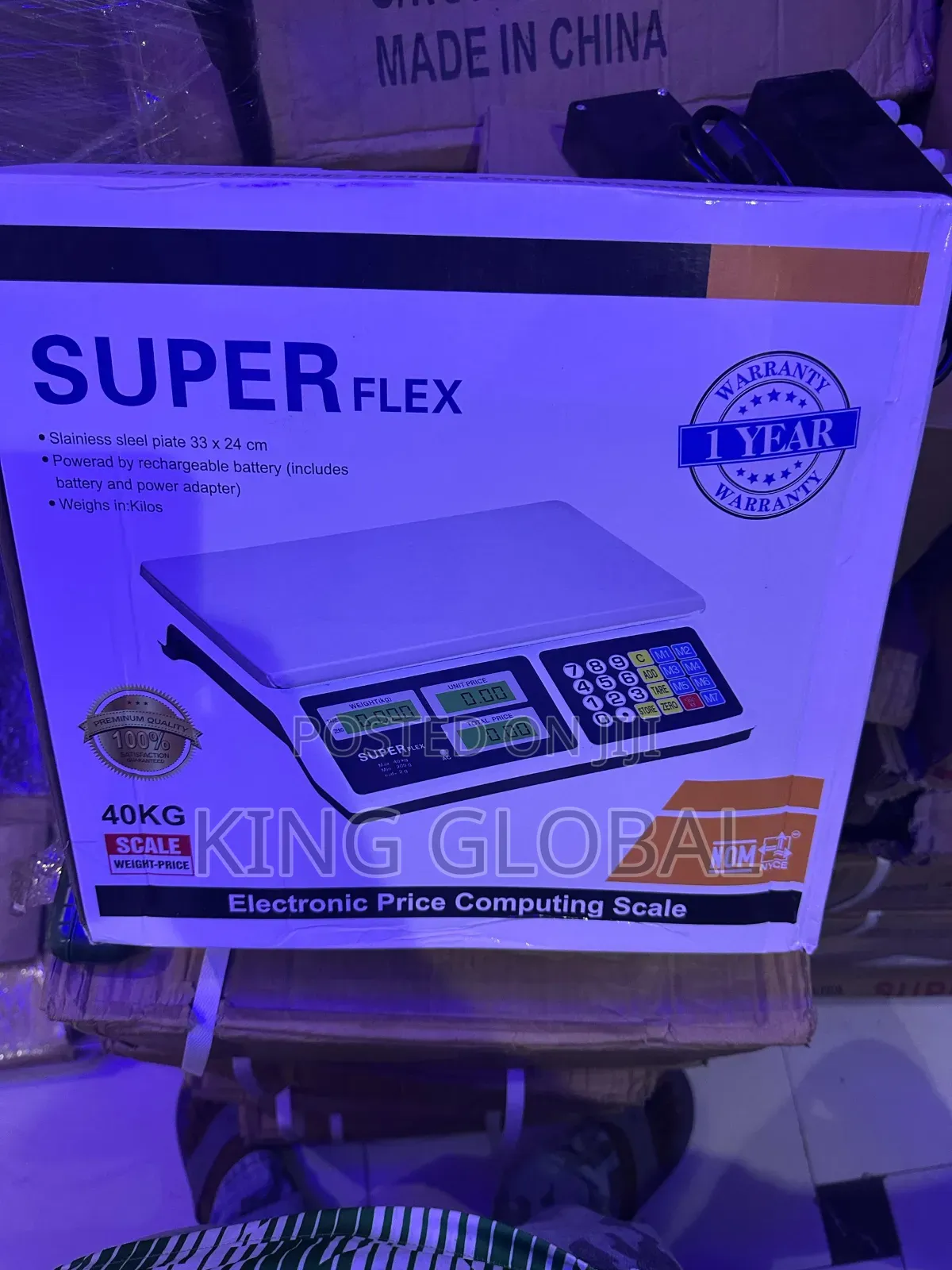 40kg Digital Scale Super Flex