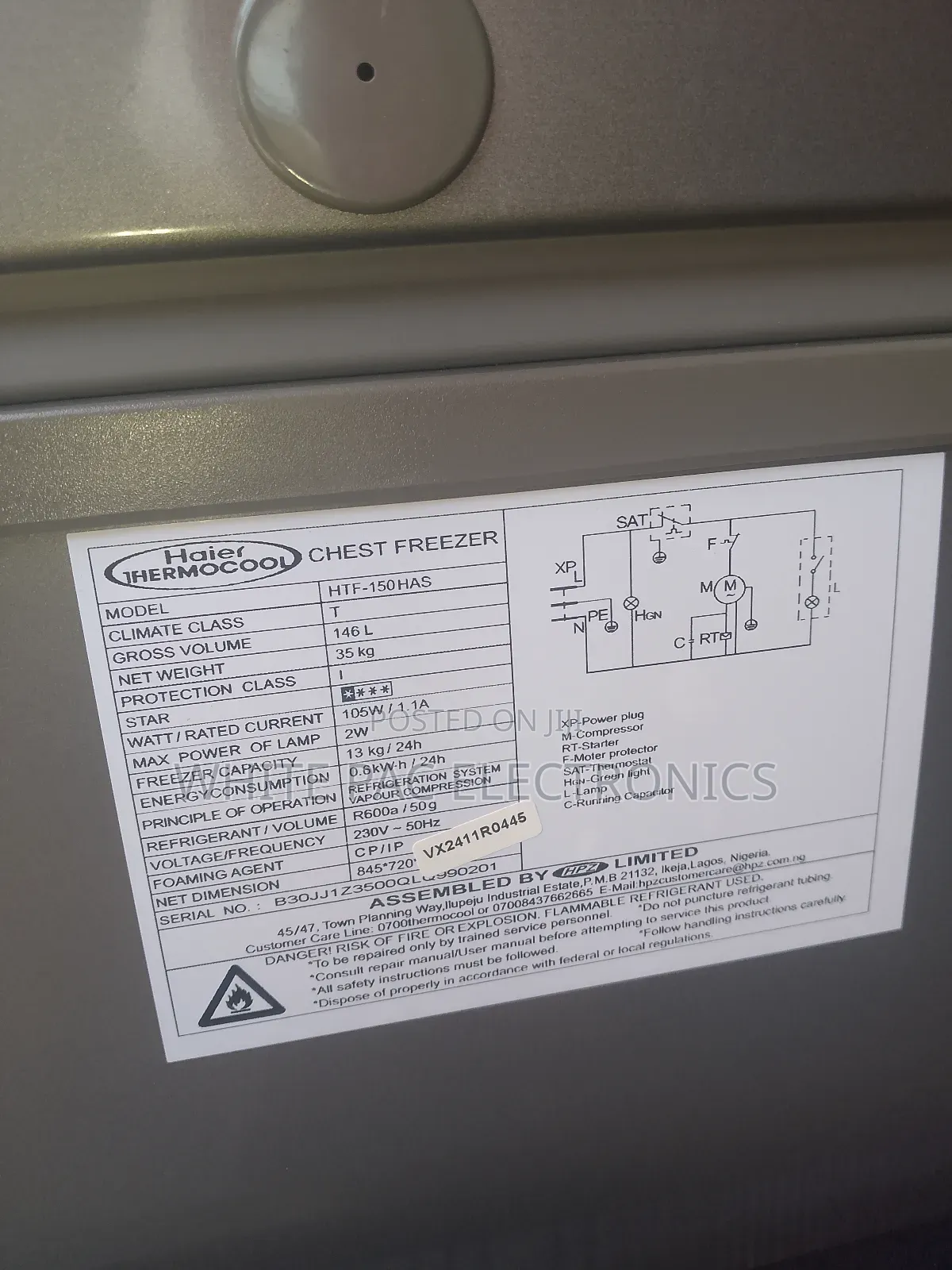 Thermocool 146-litre Chest Freezer Deep Freezer > 3 Yrs