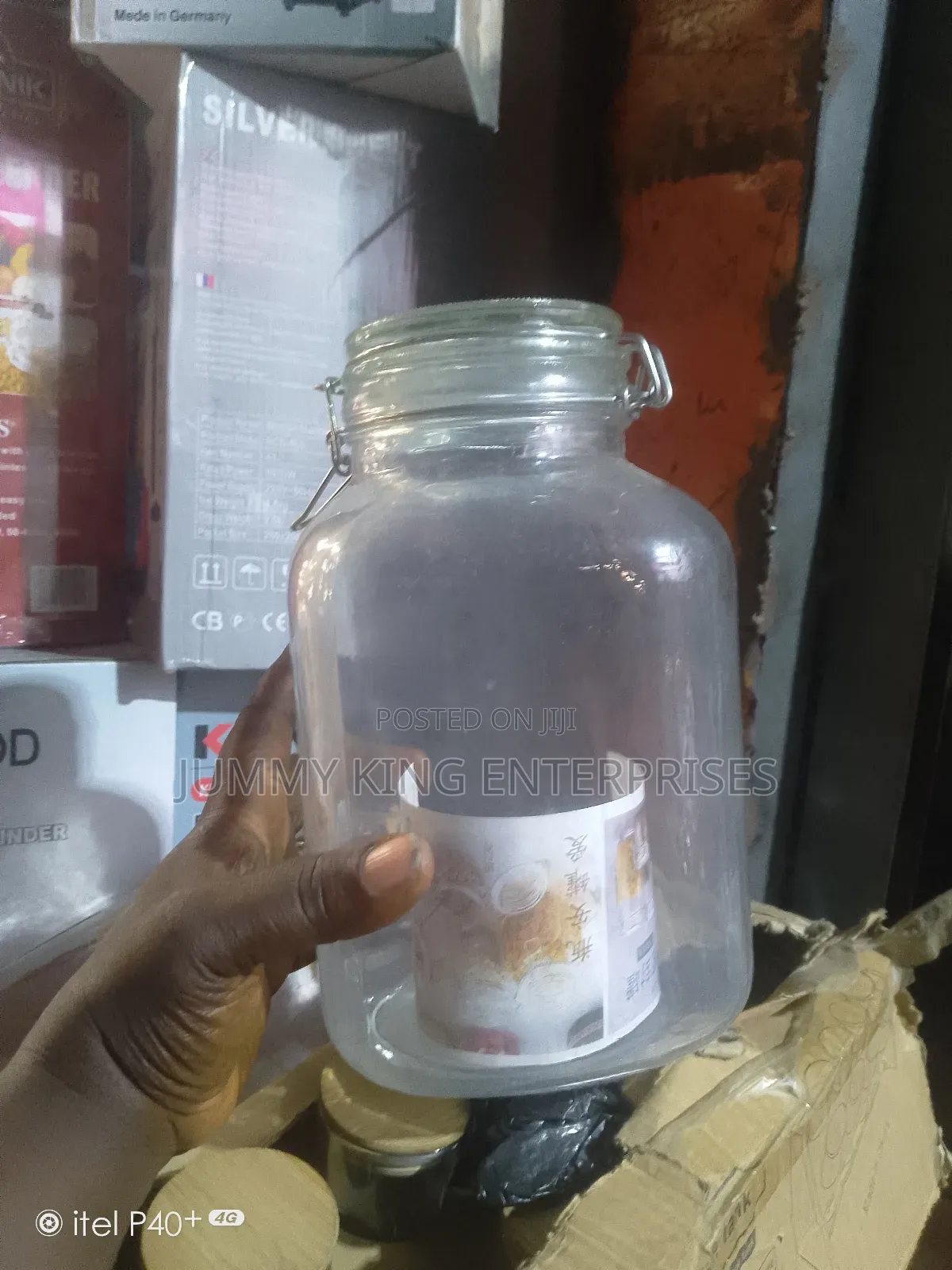 Airtight Glass Jar Display Storage Bottle - With Lid
3ltr