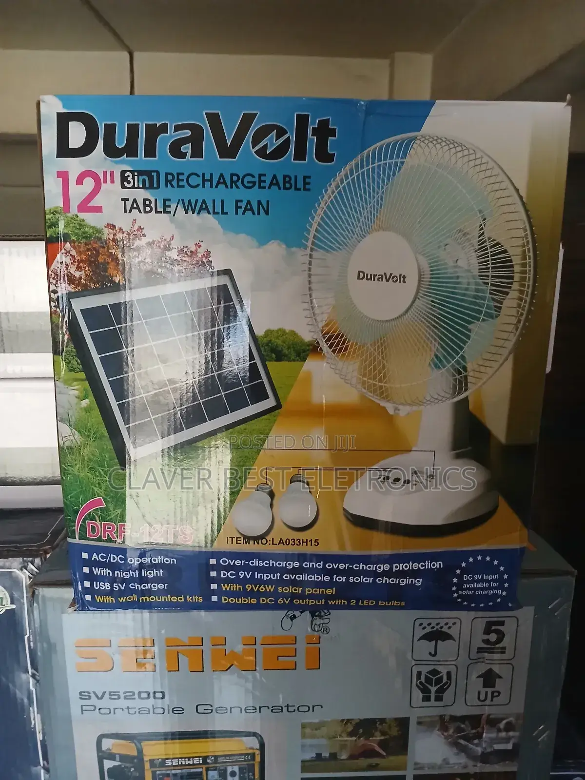 Duravolt Reachable Fan12inches