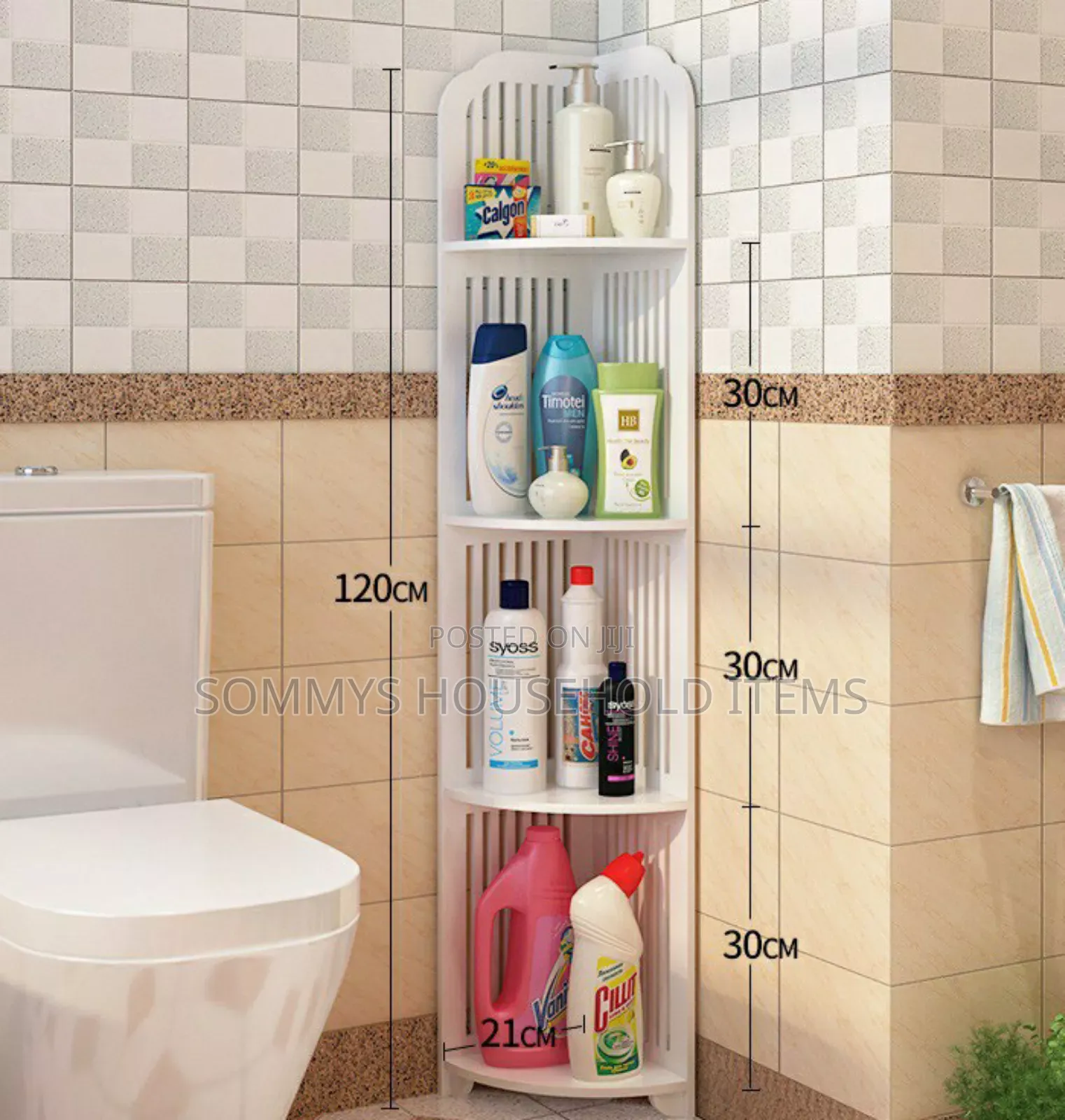 4tier Multipurpose Corner Shelf (Not With the Flower Please)