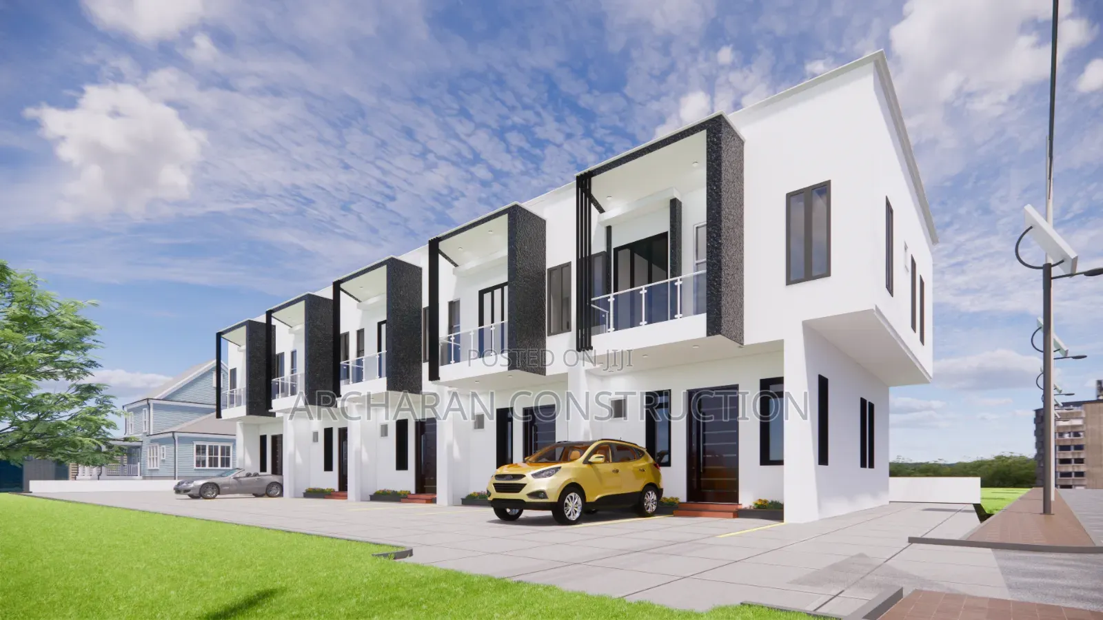 Attached Duplexs Design Make by Archaran Construction Com.