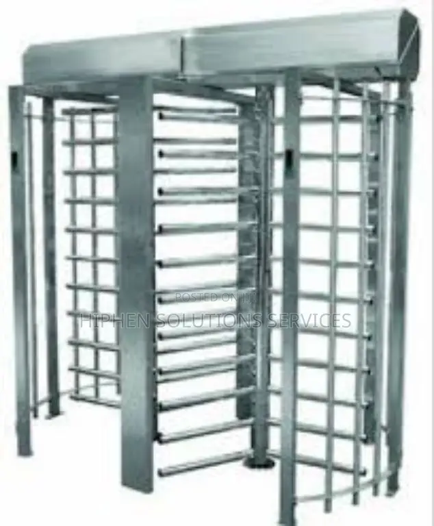 Full Height Turnstile Gate With Pedestrian Control System