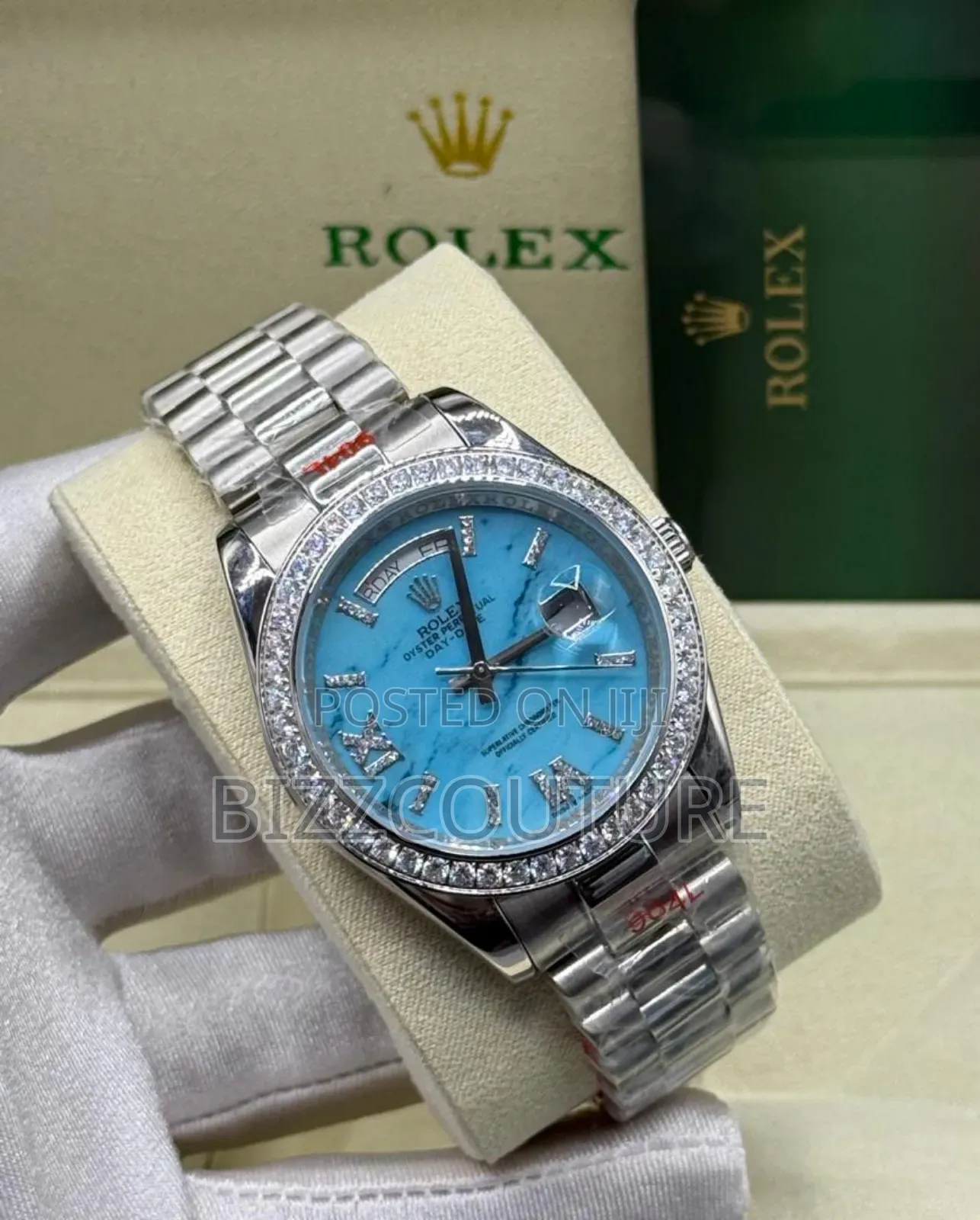 Original Rolex Silver Stainless Steel Watch