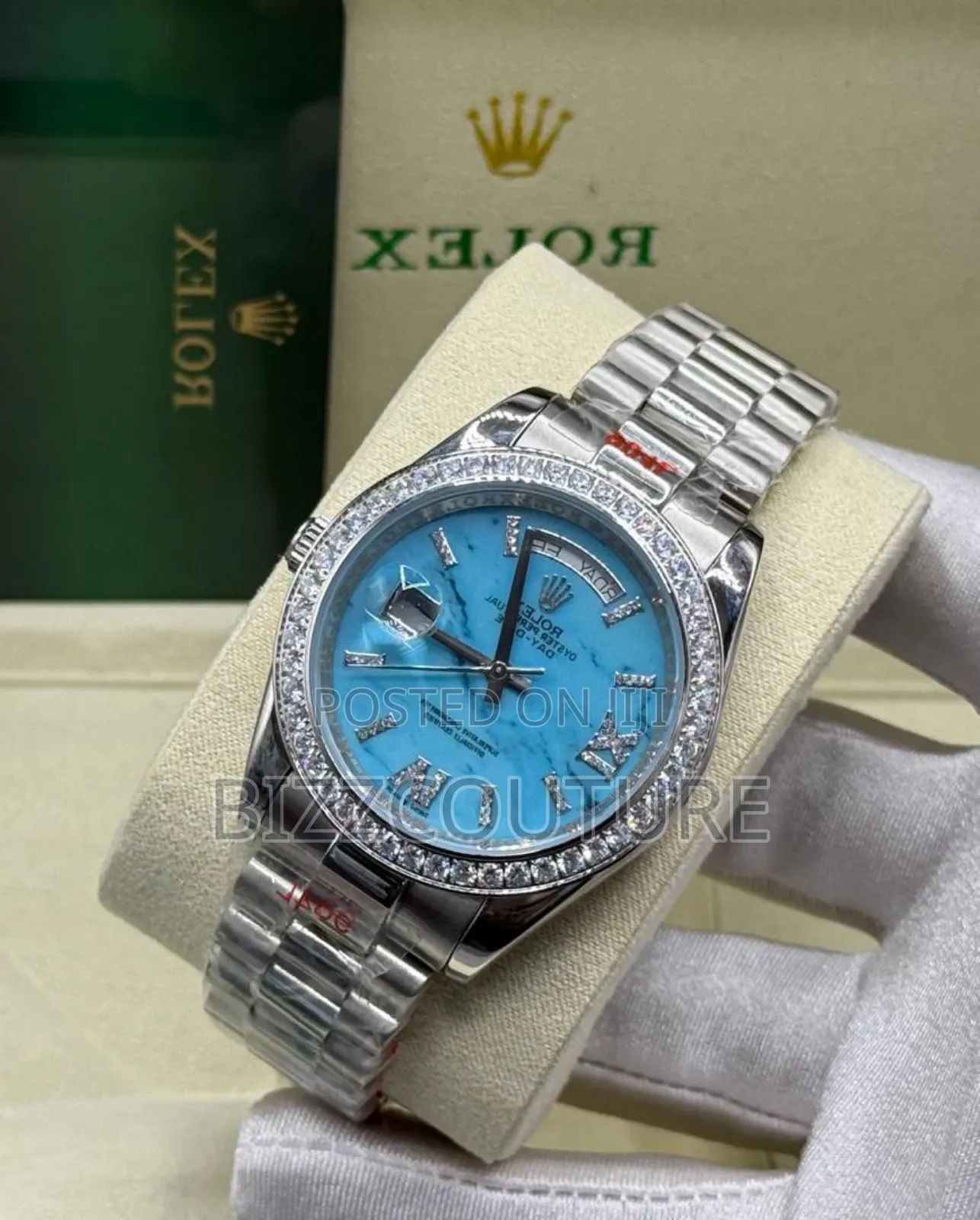 Original Rolex Silver Stainless Steel Watch