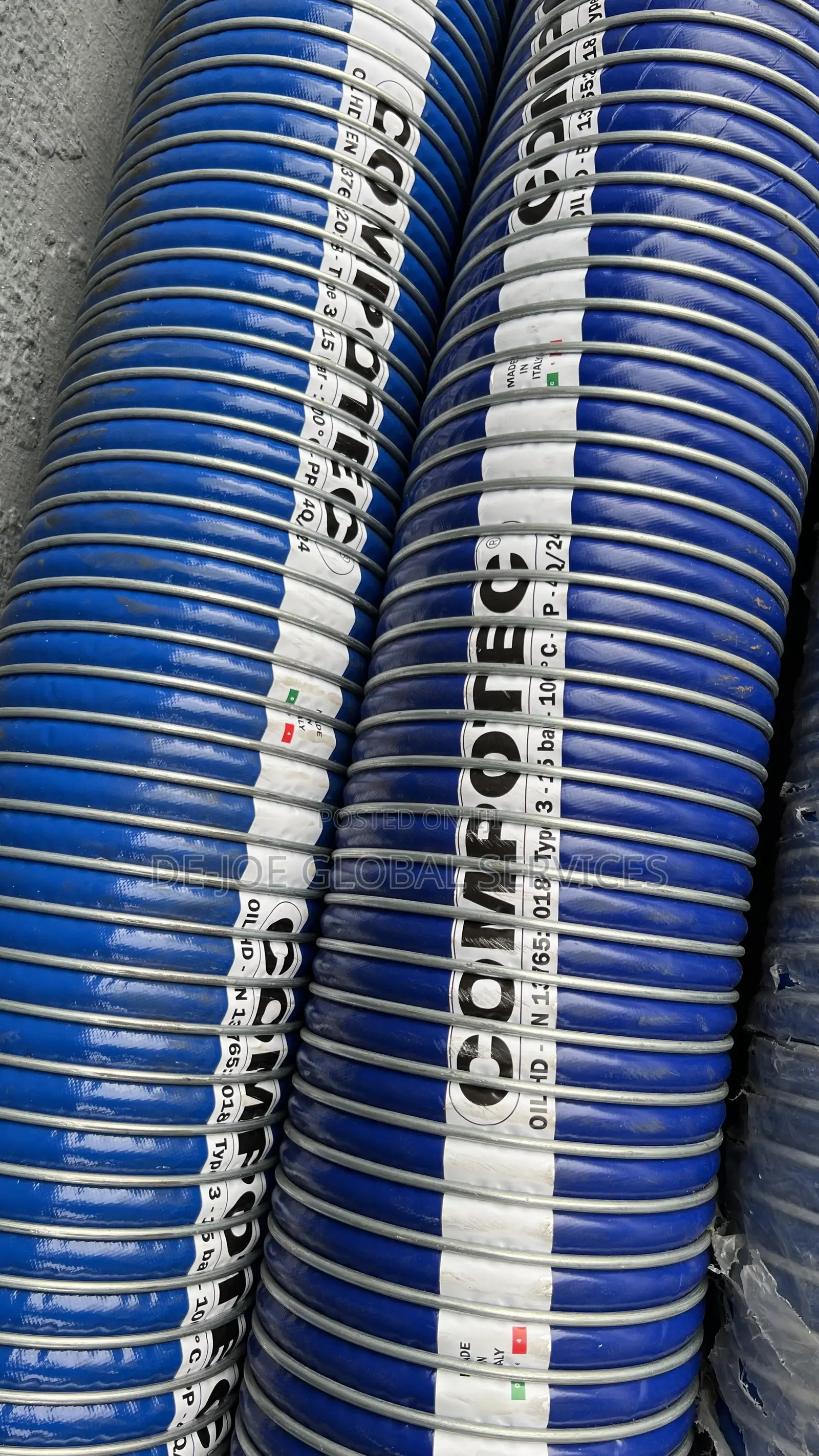 Compotec Oil and Fuel Transfer Heavy Duty Hose 8” by 12mtrs