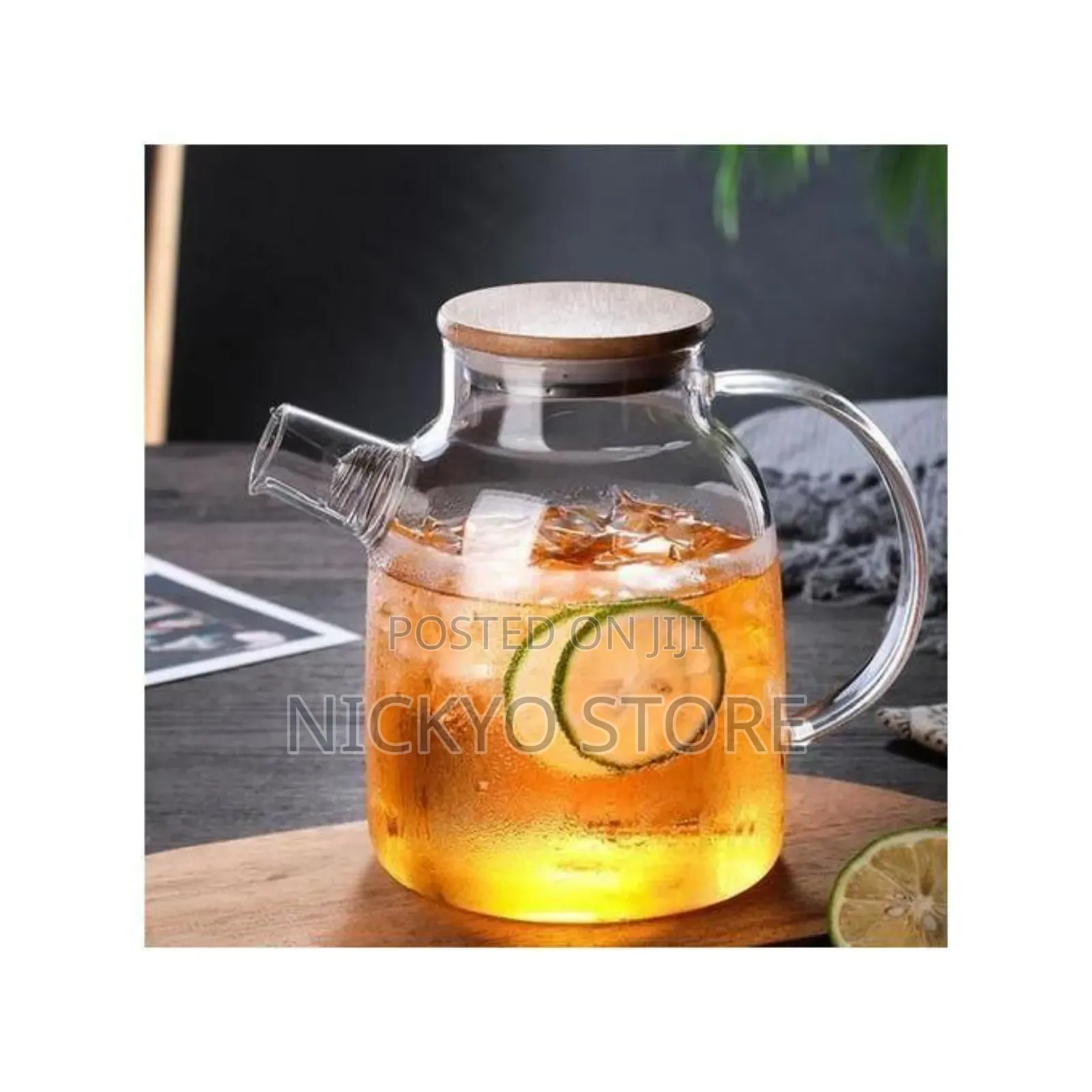 Transparent Borosilicate Glass Teapot
