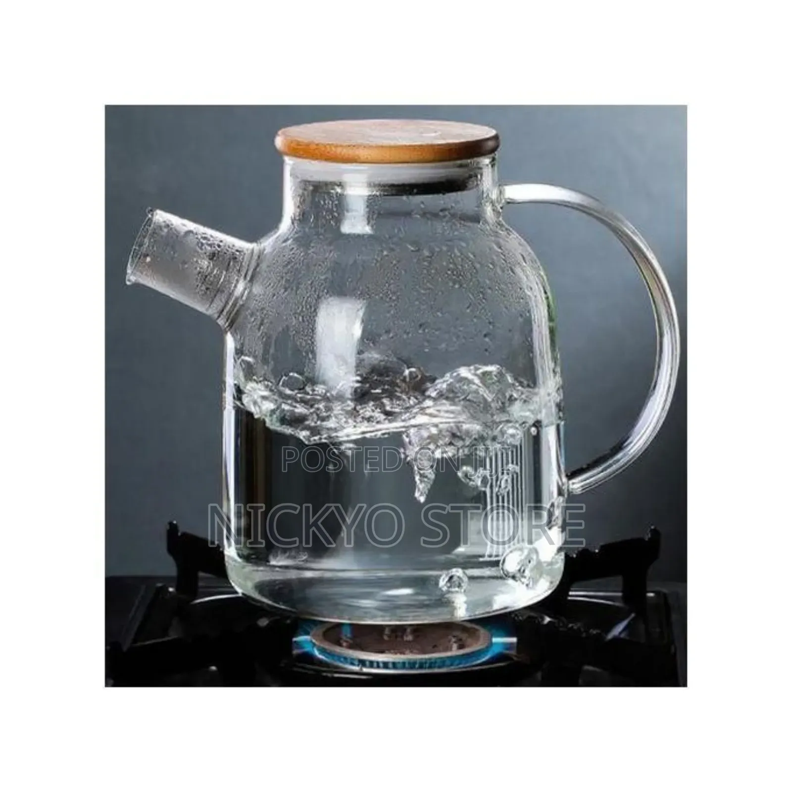 Transparent Borosilicate Glass Teapot