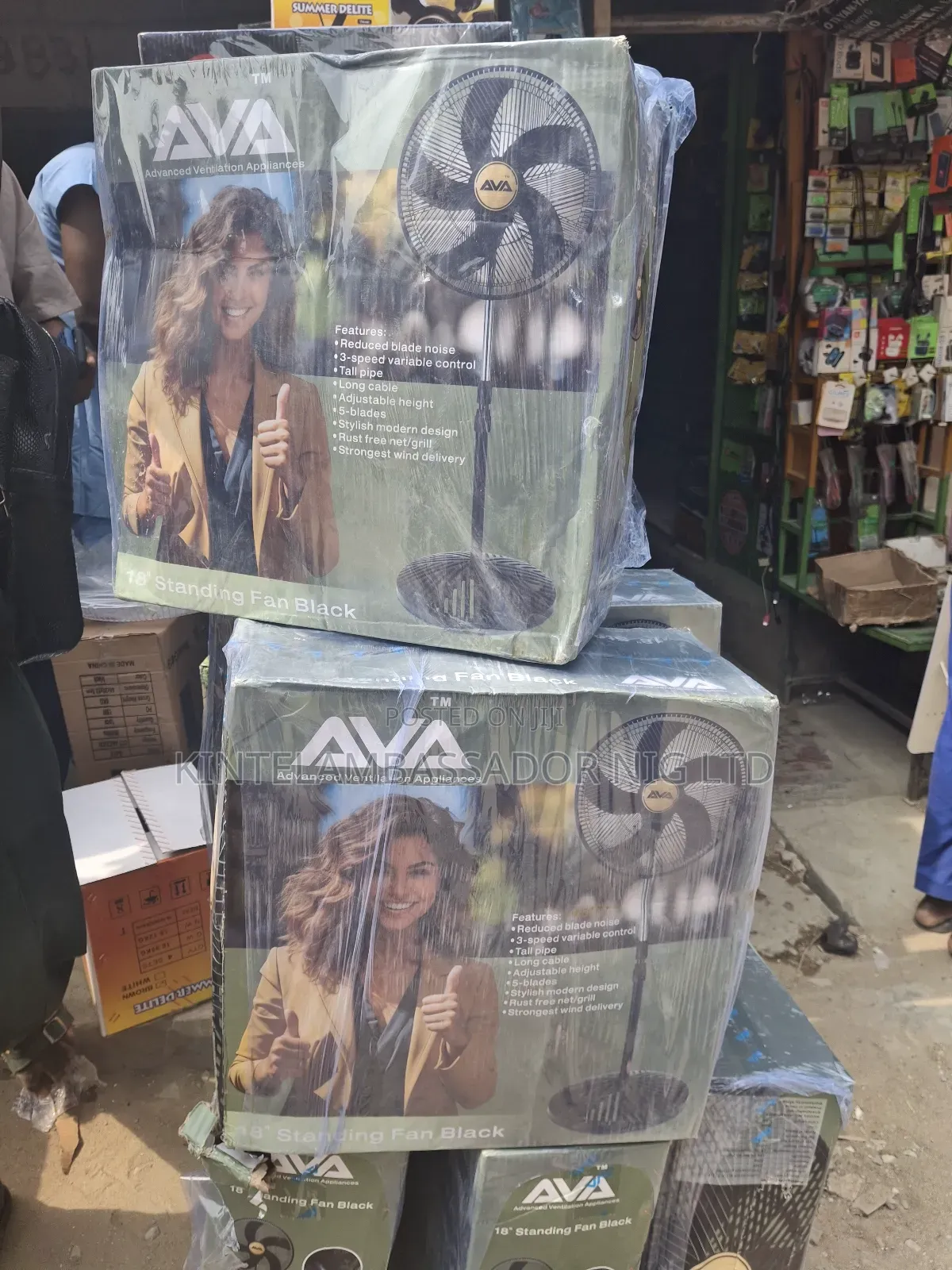 Ava Standing Fan- 18"