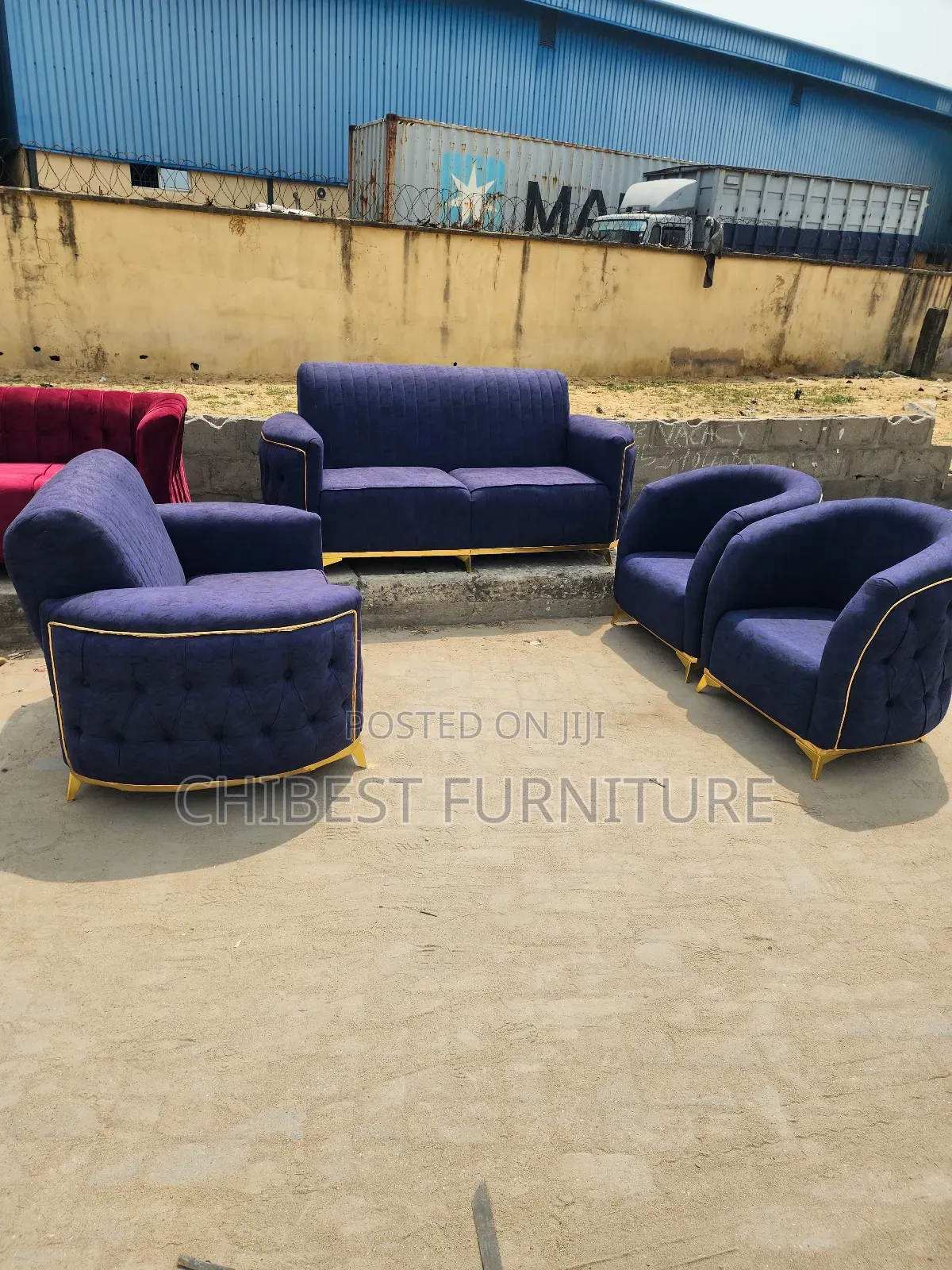 Brand New Set of Parlor Sofa Chair.