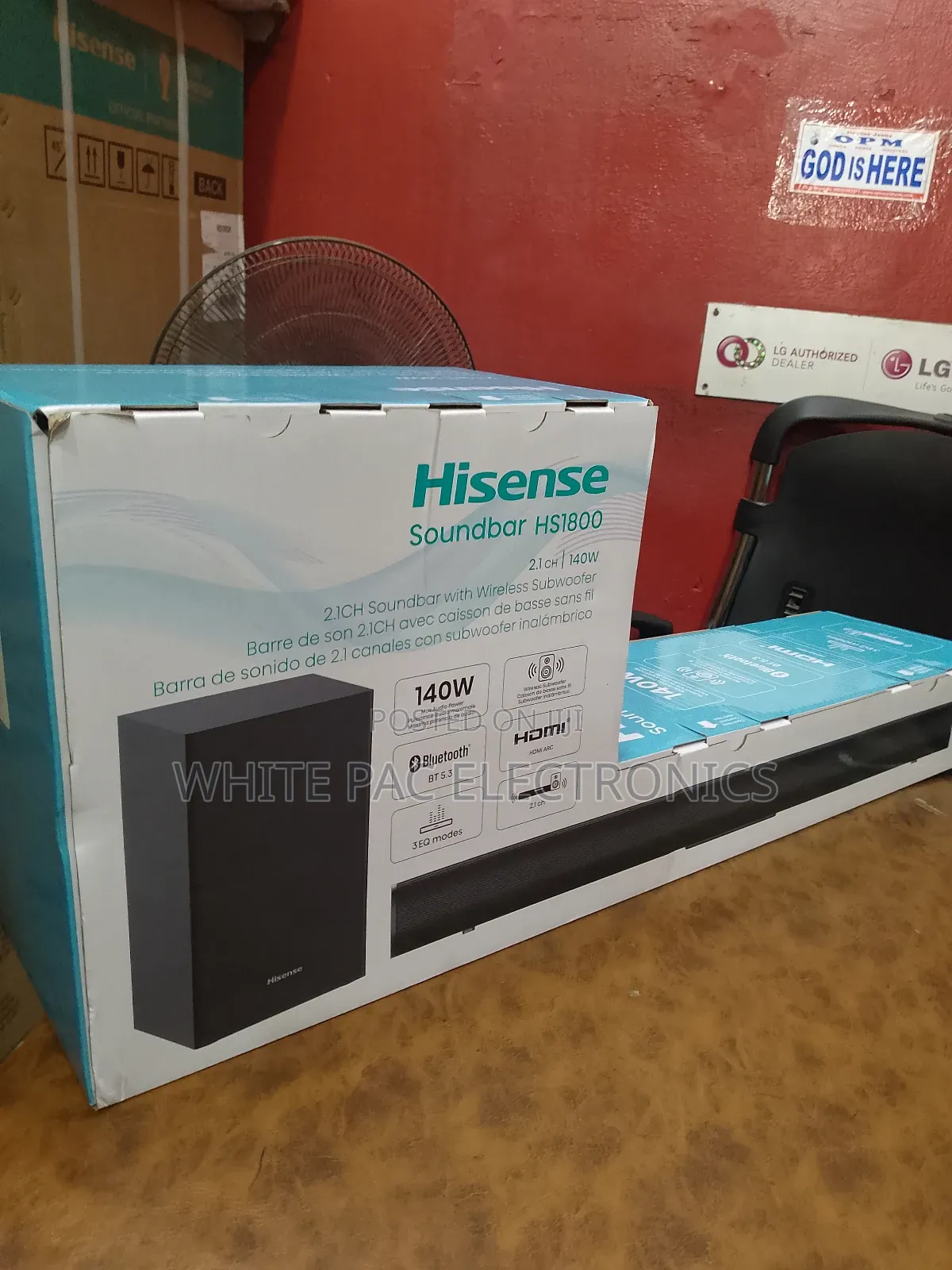 Hisense High Class Sound Bar 140watts With Bluetooth > Hdmi