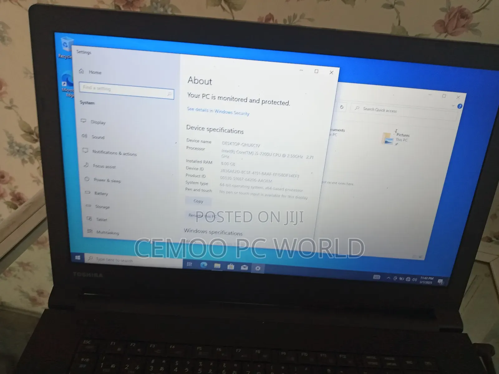 Laptop Toshiba Dynabook R634/M 8GB Intel Core I5 SSD 256GB