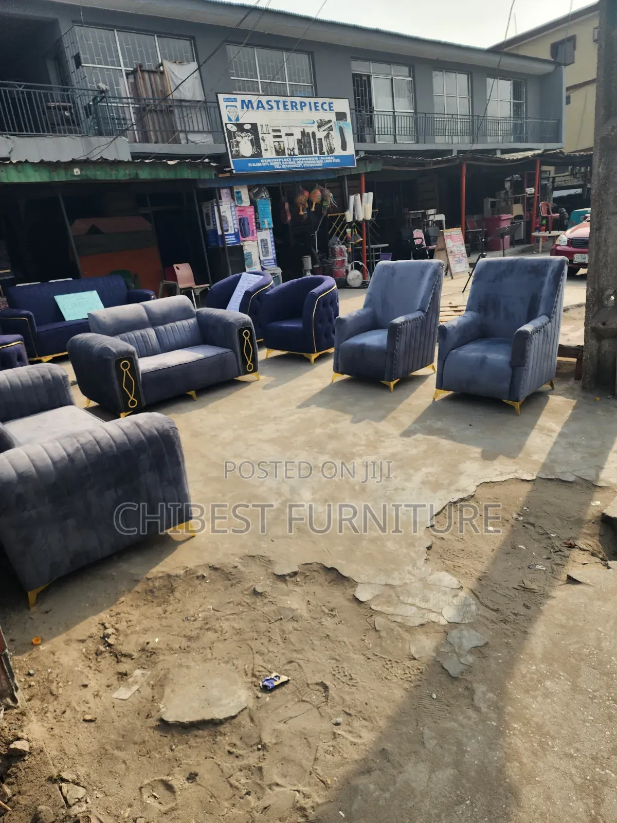 Ulphostery Padded Set of 7 Seaters Sofa.