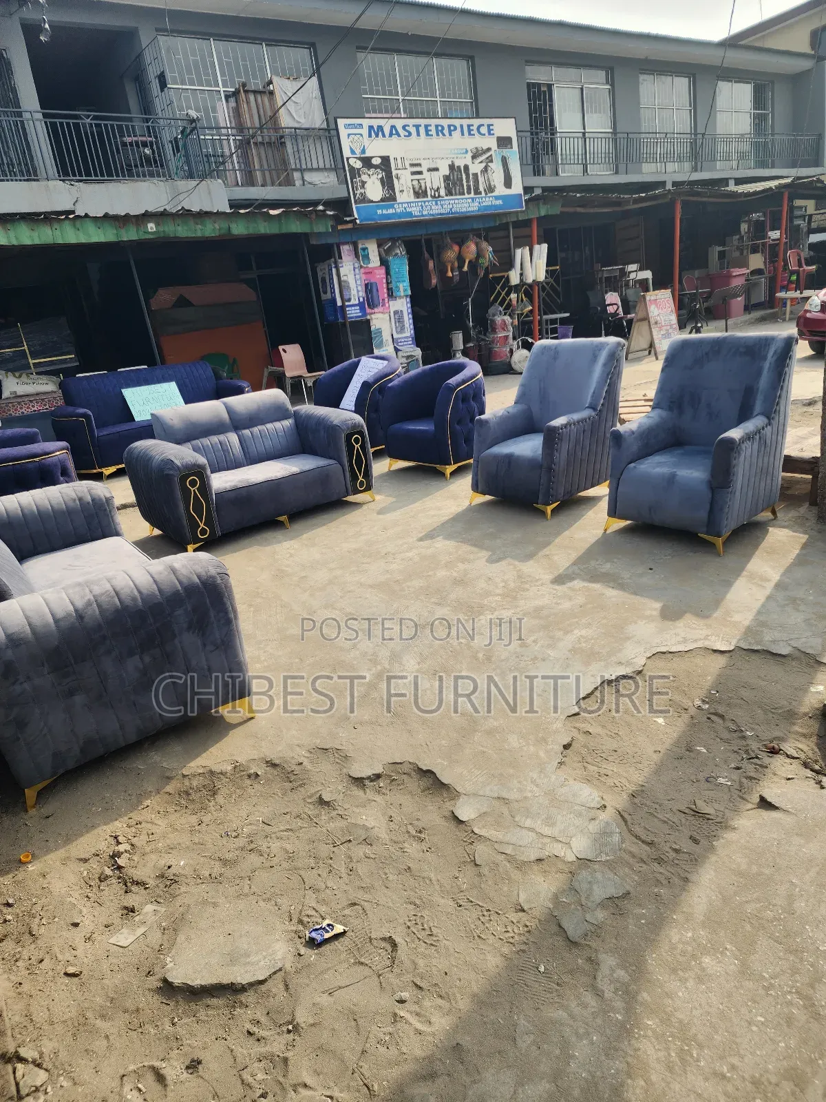 Padded Seven Seaters Couch.