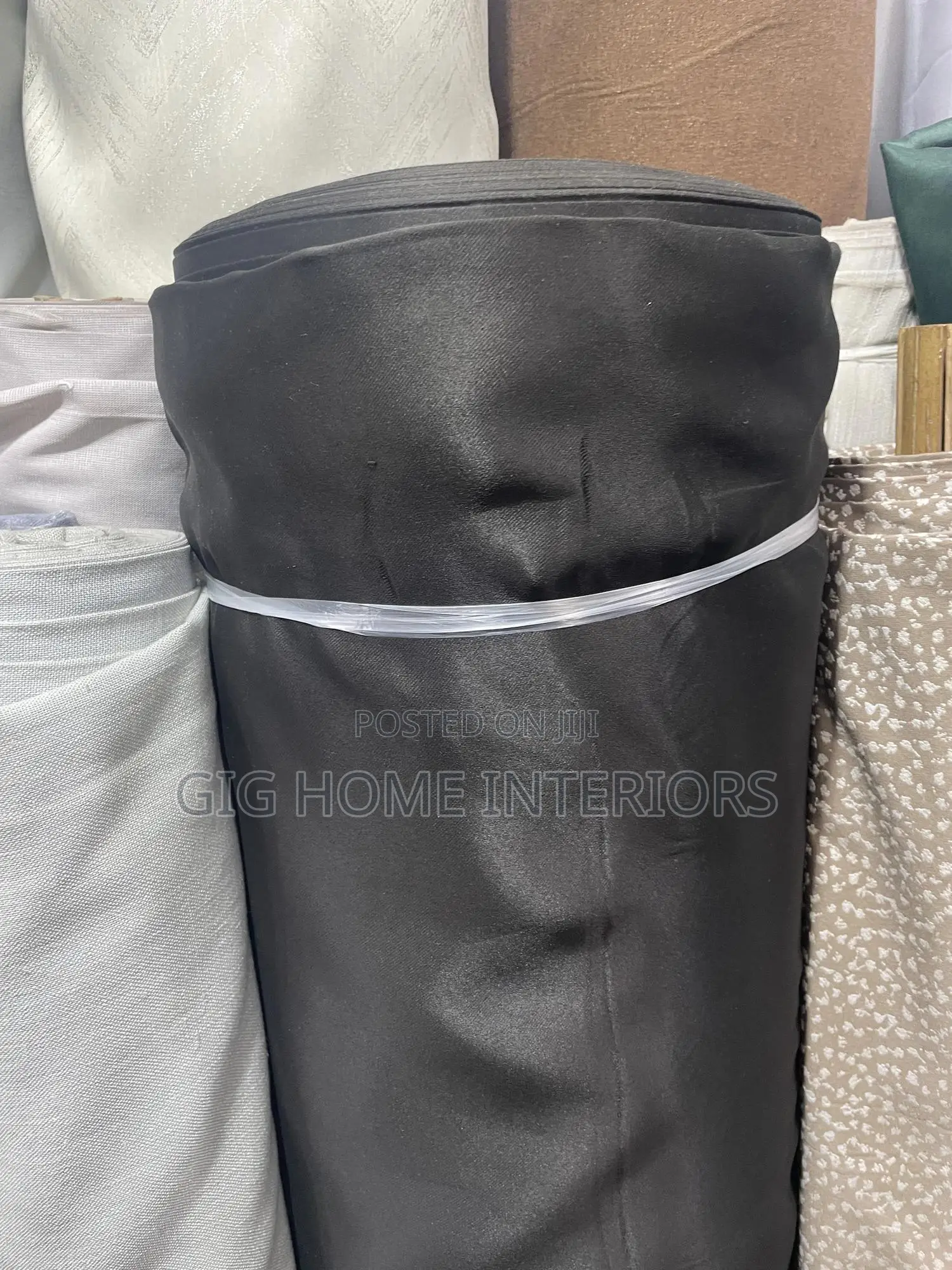 Turkish Premium Curtains Gray and Gold