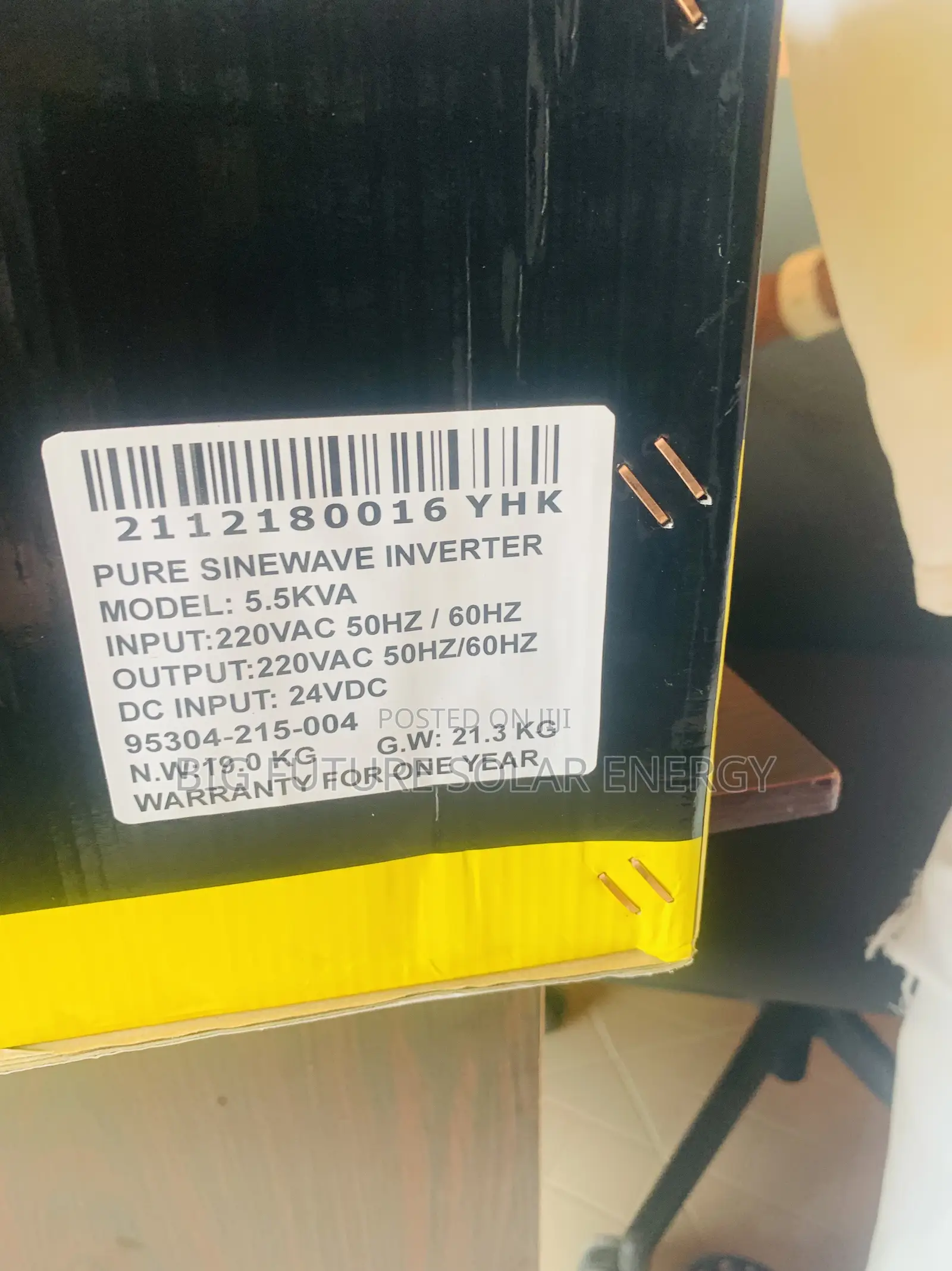 5.5kva Yohako Solar Inverter 24