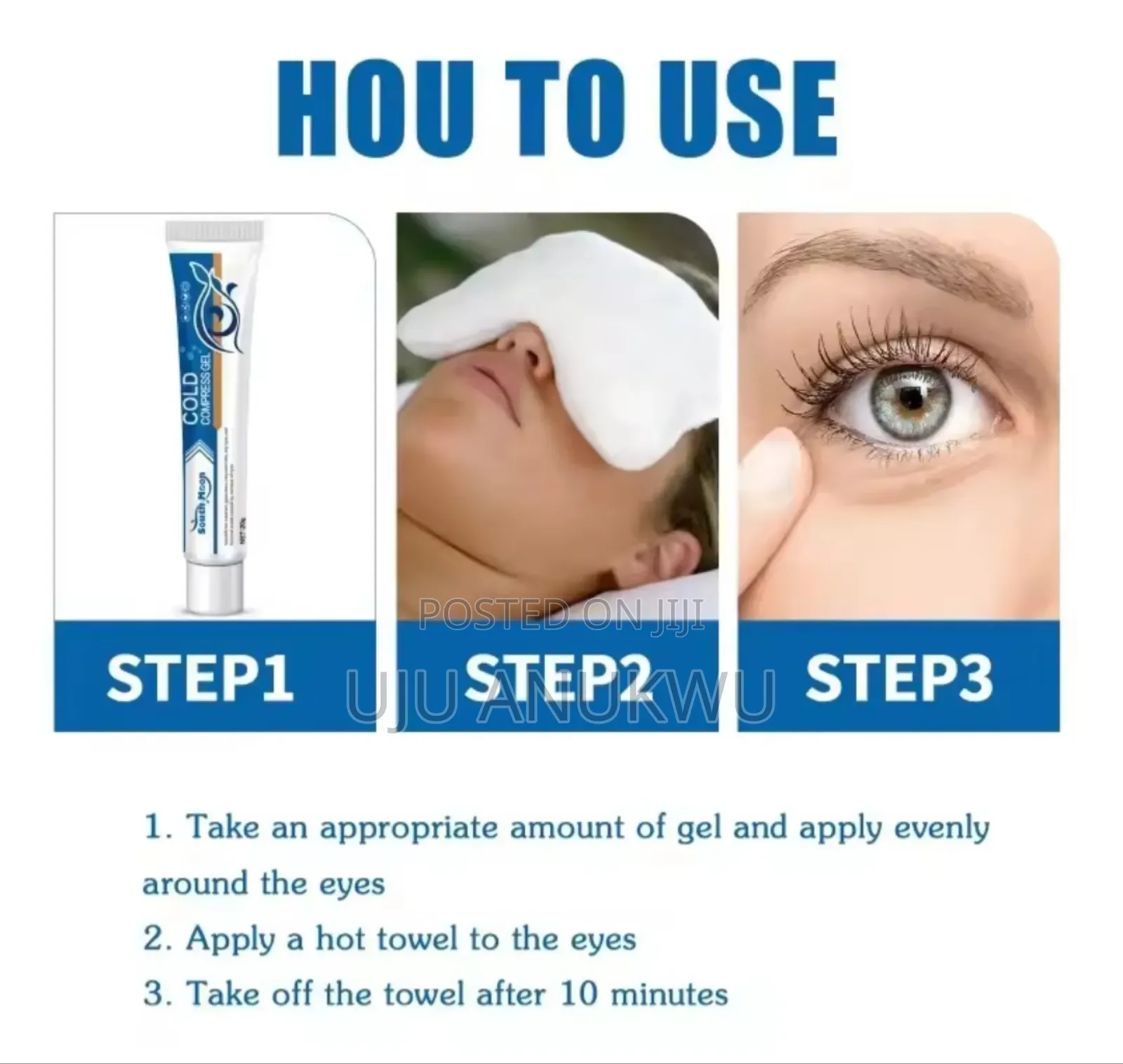 Cold Compress Gel 4 Cataract, Glaucoma, Eye Problems