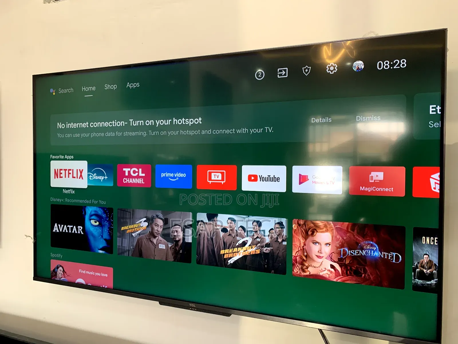 TCL Qled Andorid Tv Frameless 50inches
