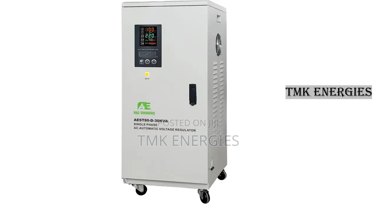 A E Dunamis 30kva Single Phase Servo Stabilizer