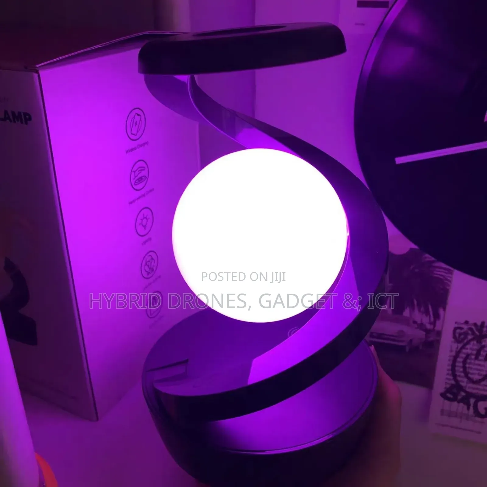 Rgb Smart Ball Lamp With Wireless Charging