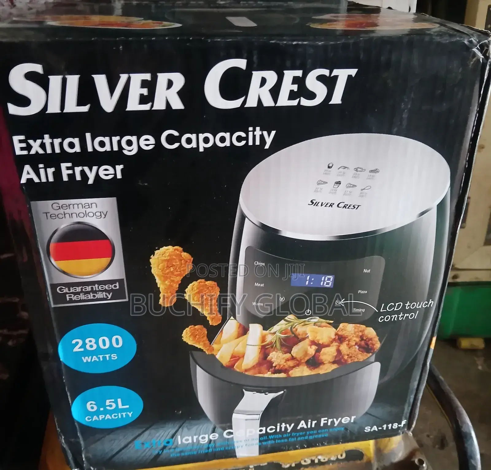 Silver Crest Air Fryer 6.5l